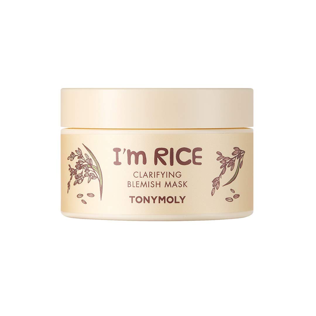 TONYMOLY Máscara de Arroz: botella destacada para uso semanal y purificar poros.