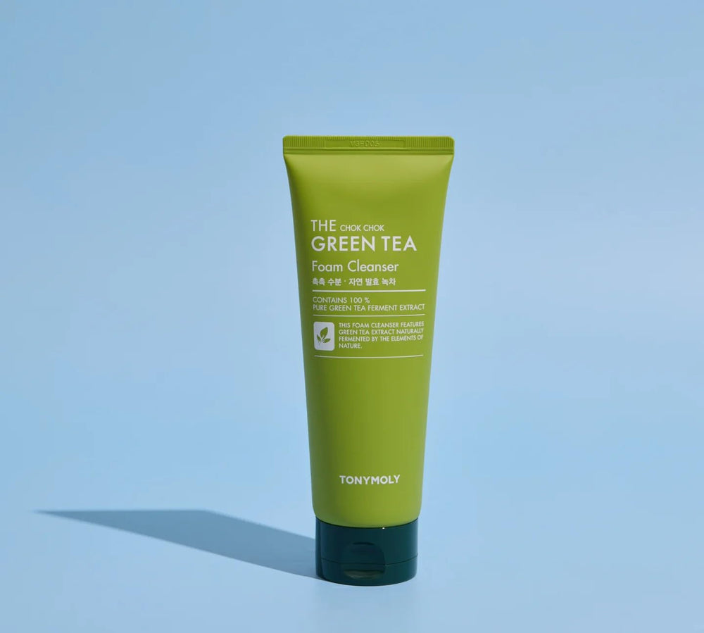 TONYMOLY Chok Chok Green Tea Espuma Densa: sensación cremosa para una limpieza suave.