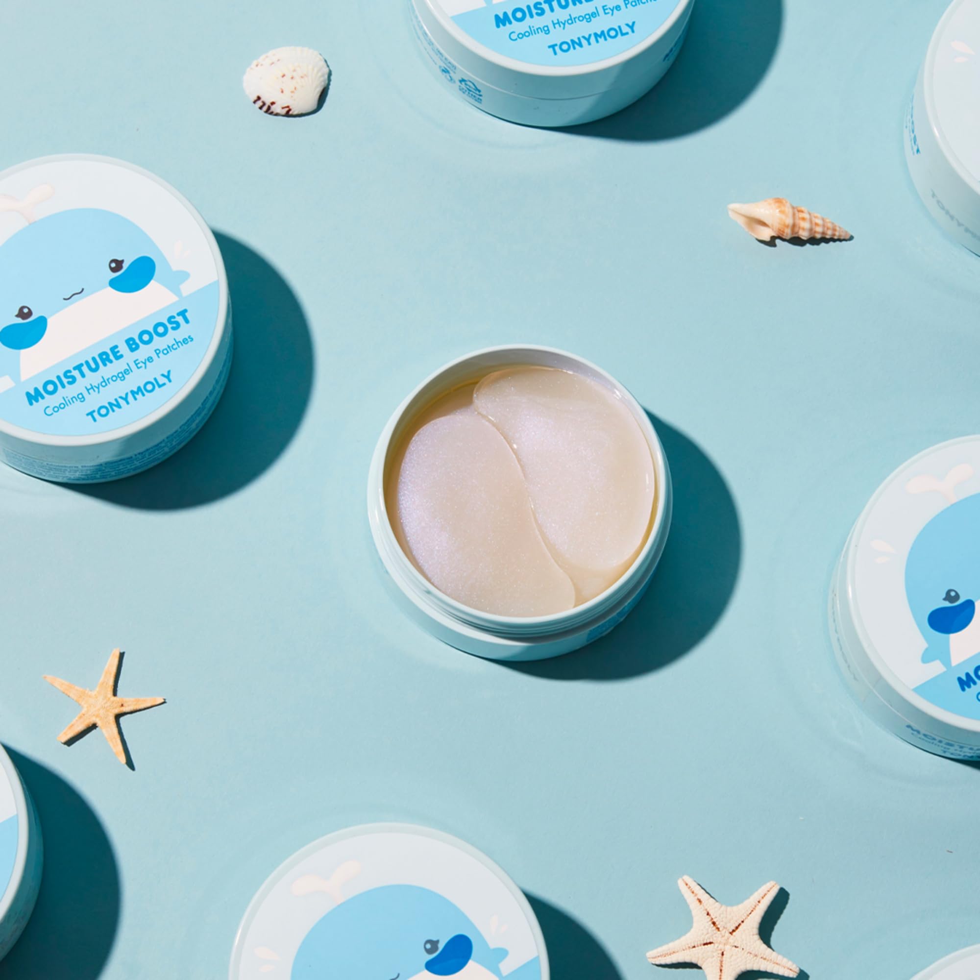 TONYMOLY hyaluronic acid patch moisturizes and smooths the under-eye area.