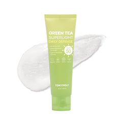TONYMOLY Green Tea Sunscreen bottle front view for daily SPF protection.