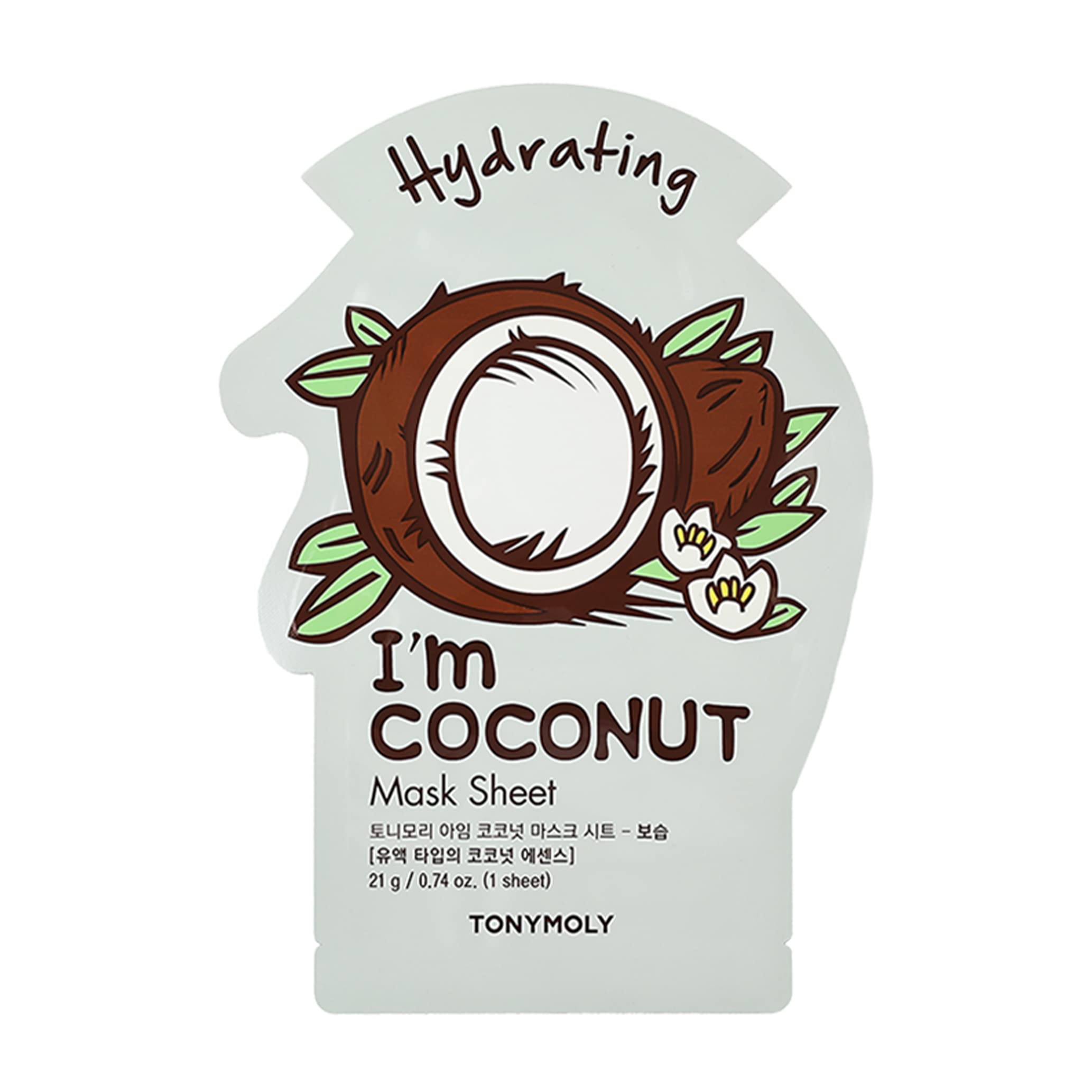 TONYMOLY I'm Sheet Mask Ginseng boosts vitality and moisture for smoother skin.