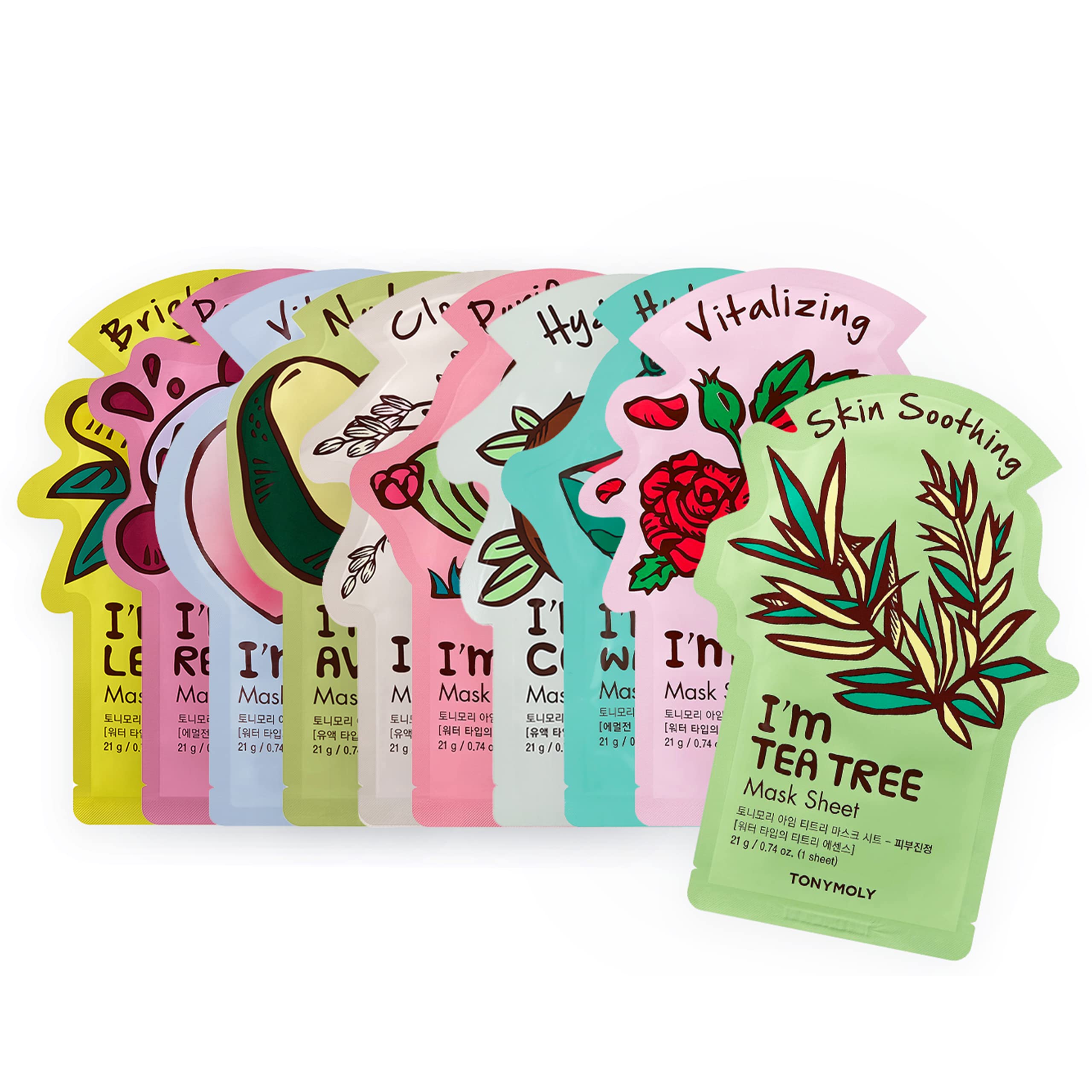 TONYMOLY I'm Sheet Mask Red Wine nourishes with hydration for a refreshed, glowing complexion.