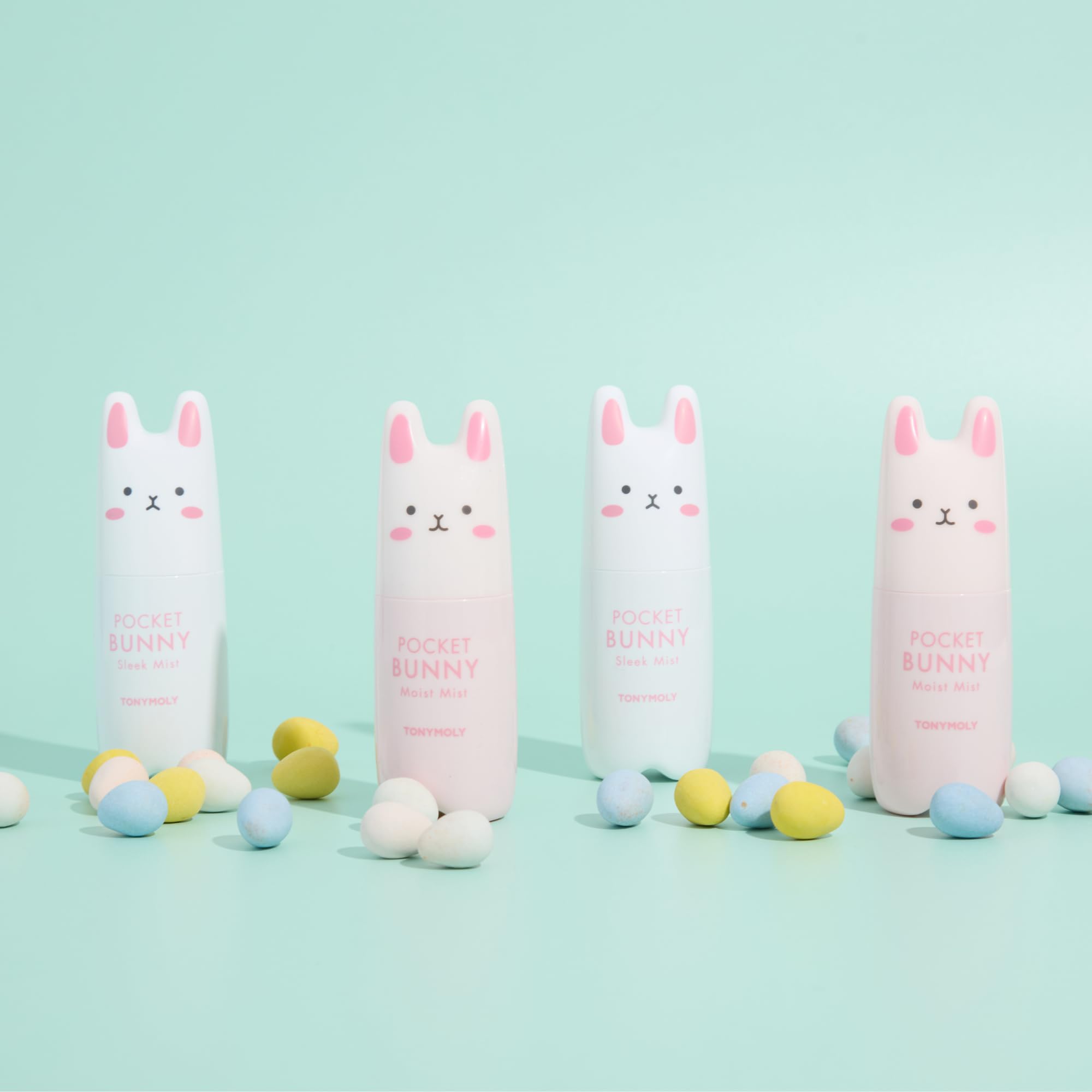 TONYMOLY Pocket Bunny extractos aloe-frutos para cuidado suave.