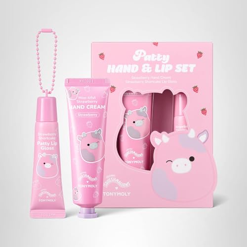 TONYMOLY set práctico para cuidado diario de manos y labios.