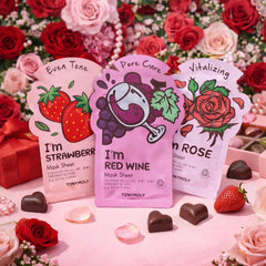 TONYMOLY Sweetheart Strawberry mask for brightening hydration routine