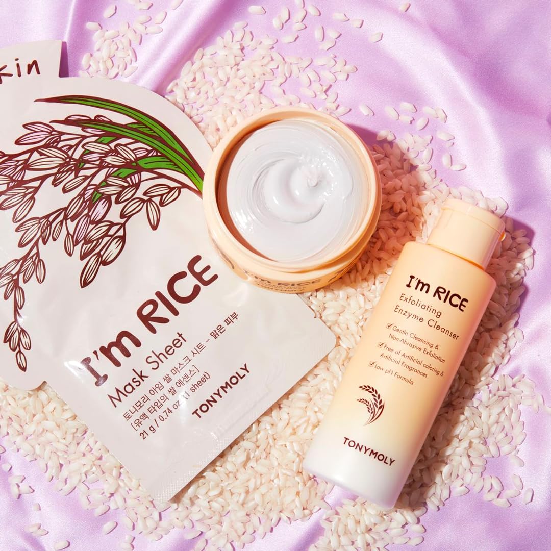 TONYMOLY Máscara de Arroz: ideal para rutinas semanales y noches de bienestar en casa.
