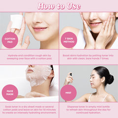 TONYMOLY Wonder Ceramide Mochi Milky Toner label close-up with ceramides and hydration