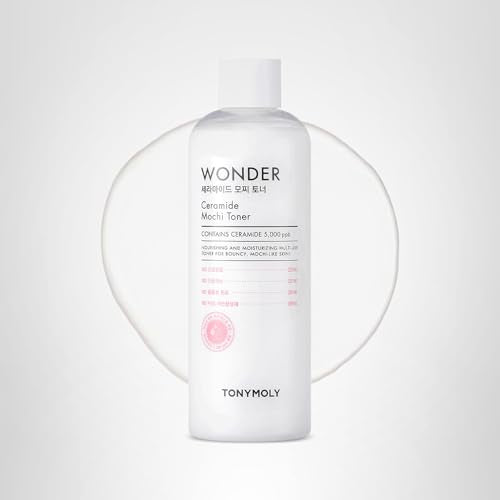 TONYMOLY Wonder Ceramide Mochi Milky Toner pour spout aids controlled application