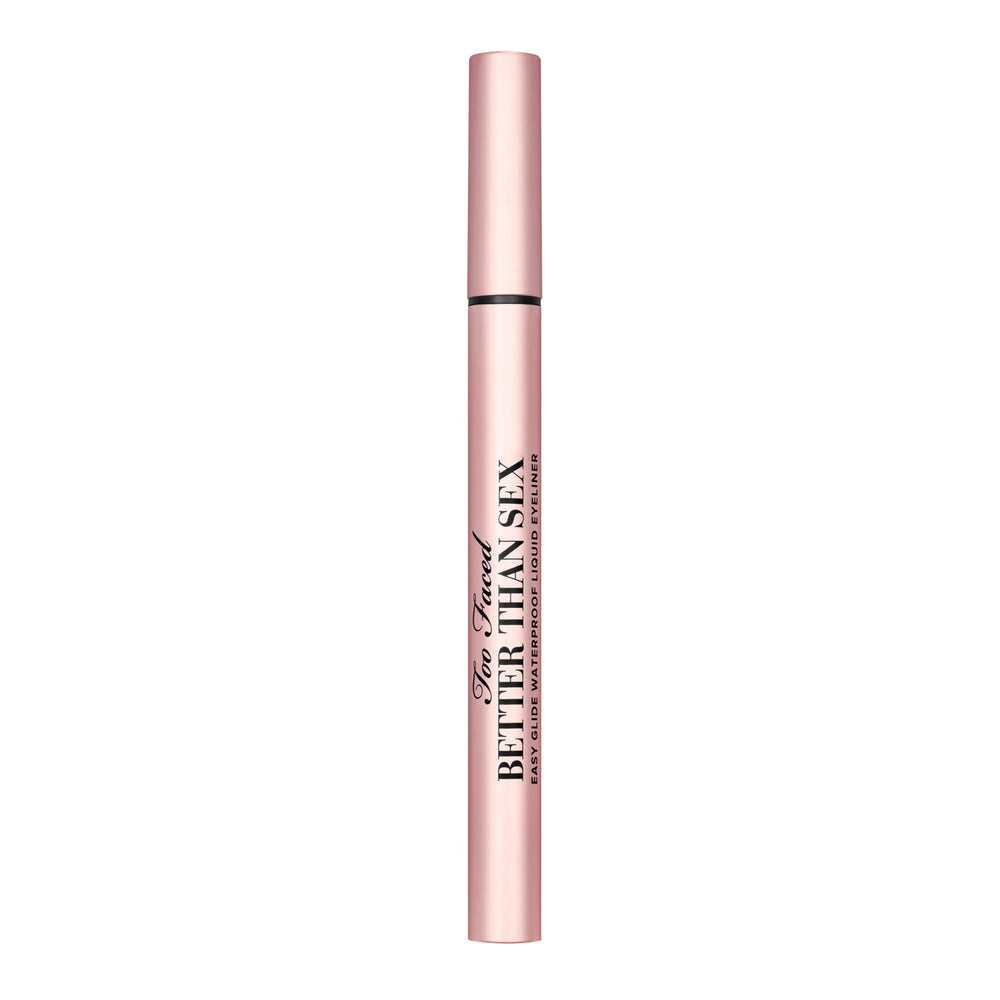 Too Faced chocolate brown shade swatch for versatile day-to-night looks.