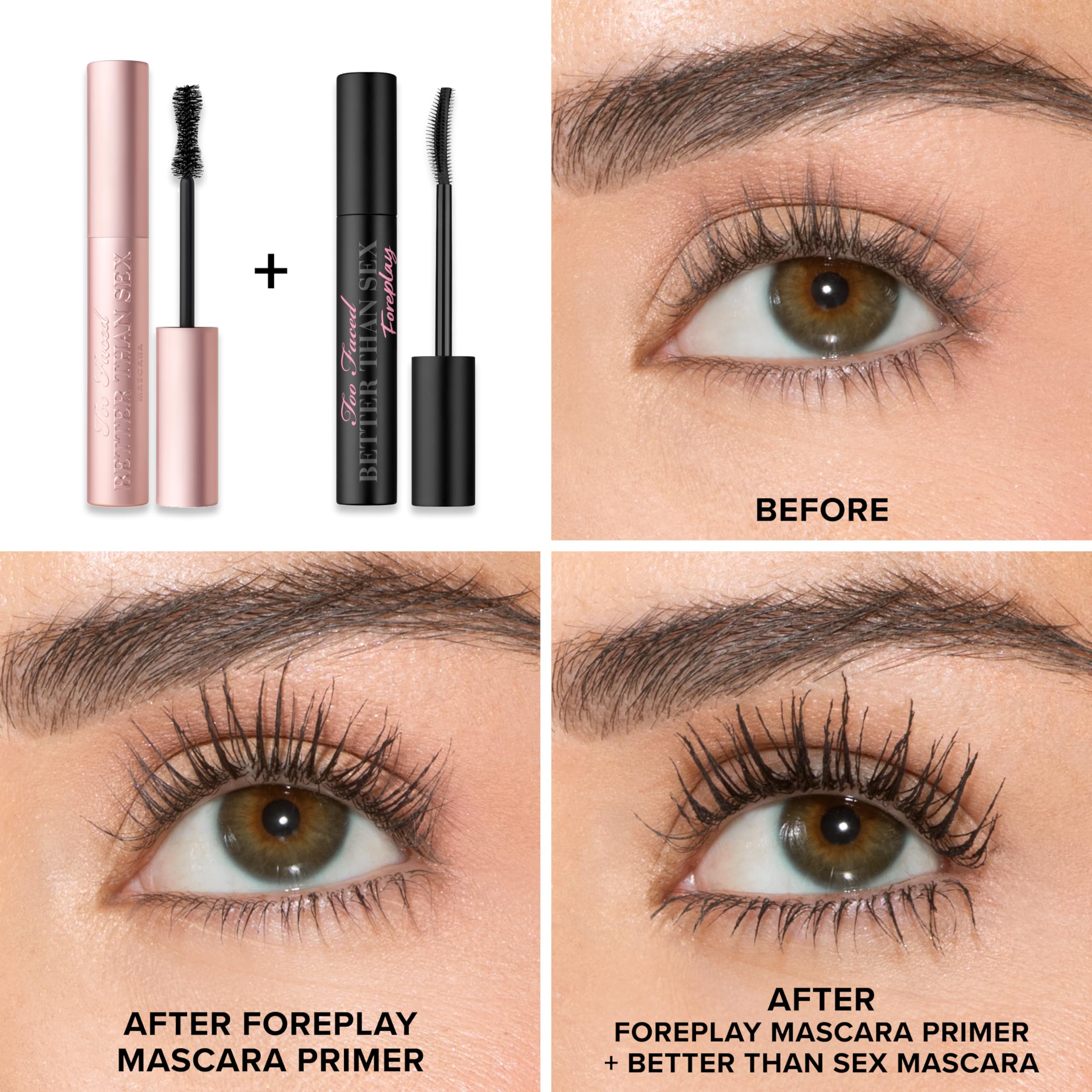 Too Faced Foreplay: separación de pestañas para un look definido