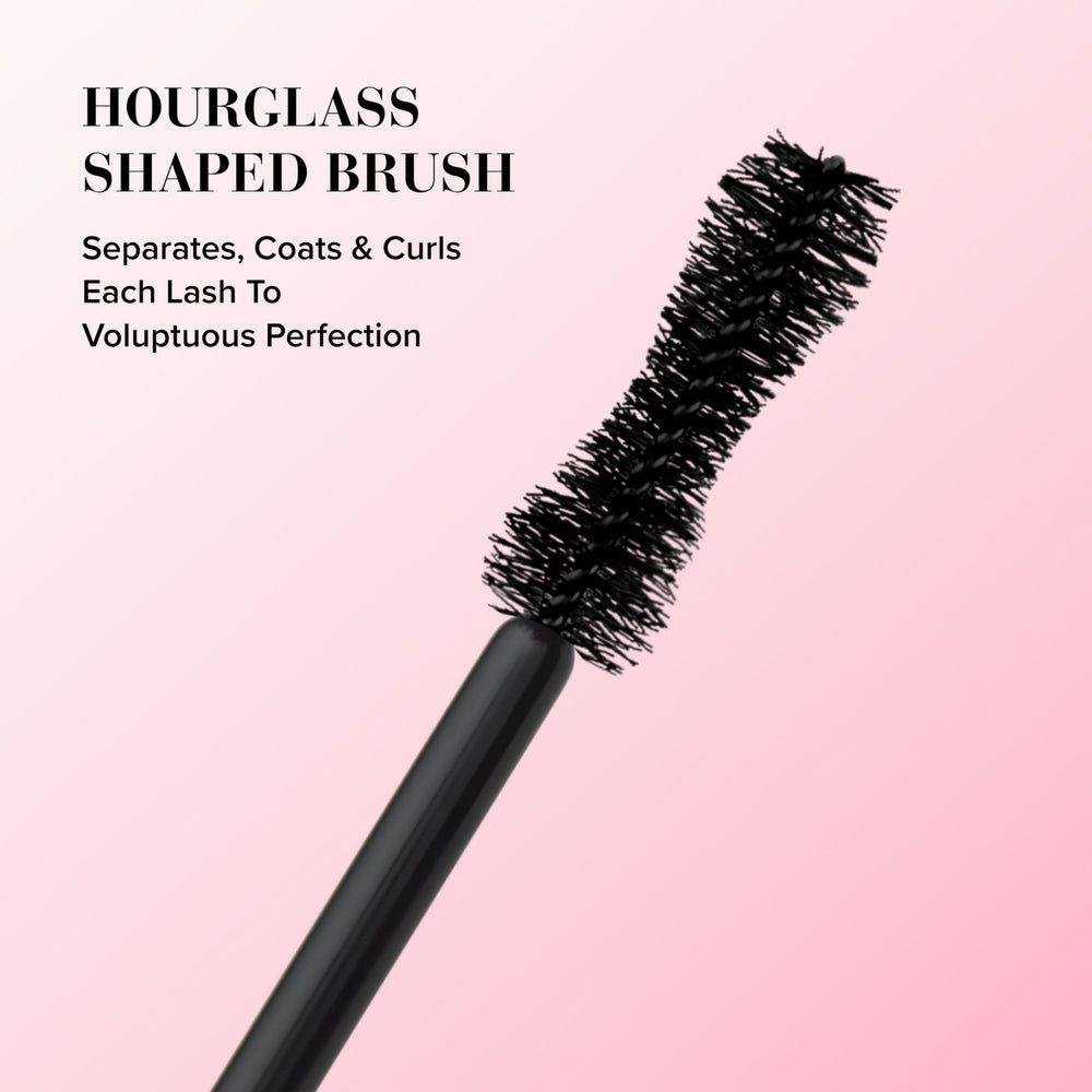 Application shot of Too Faced mascara on lashes for bold definition