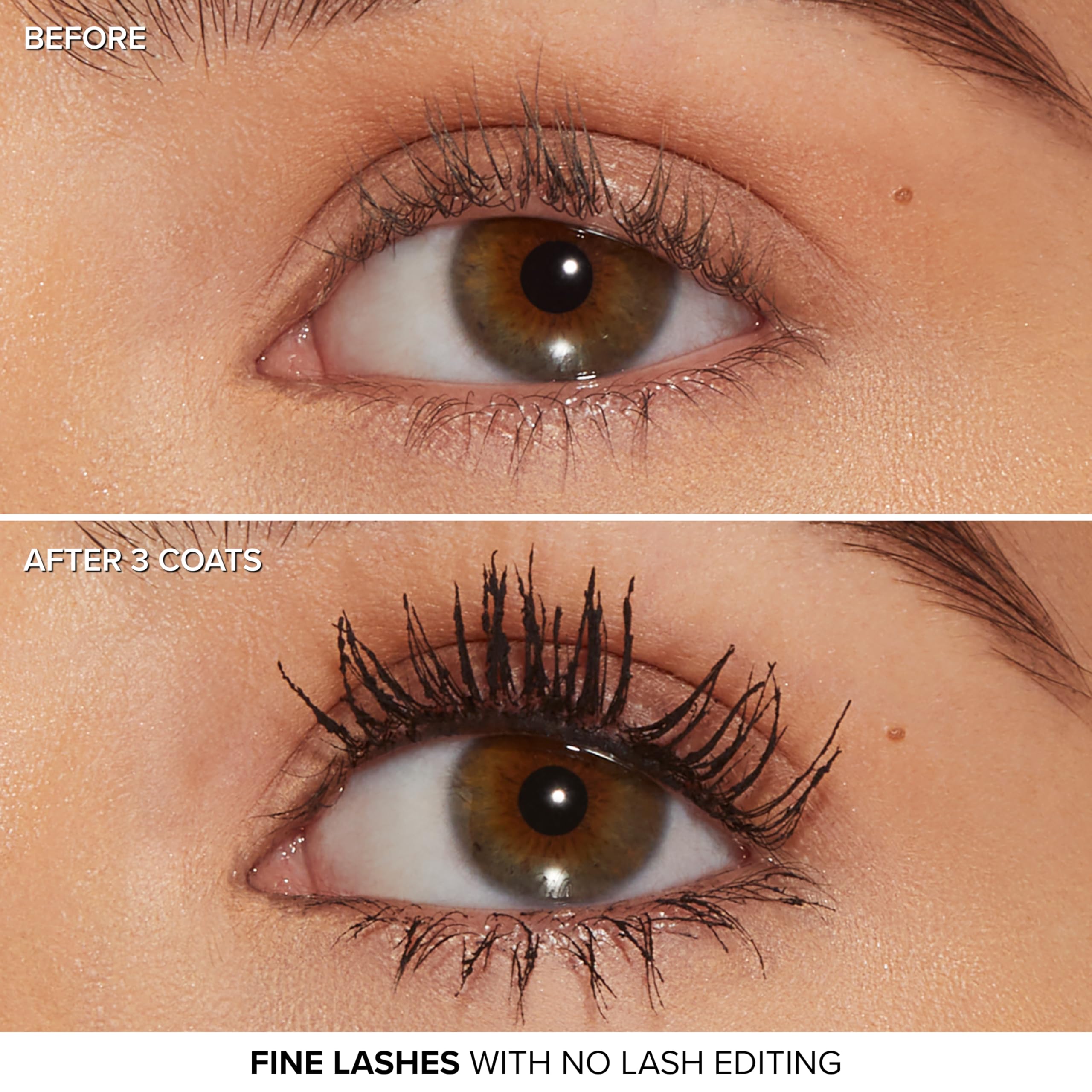 Apto para lentes de contacto, Too Faced Better Than Sex Máscara cómodo todo el día.