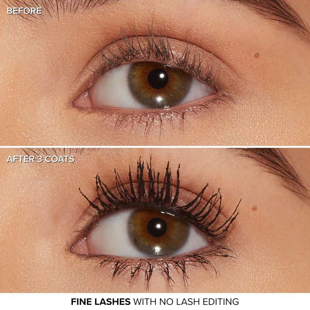 Apto para lentes de contacto, Too Faced Better Than Sex Máscara cómodo todo el día.