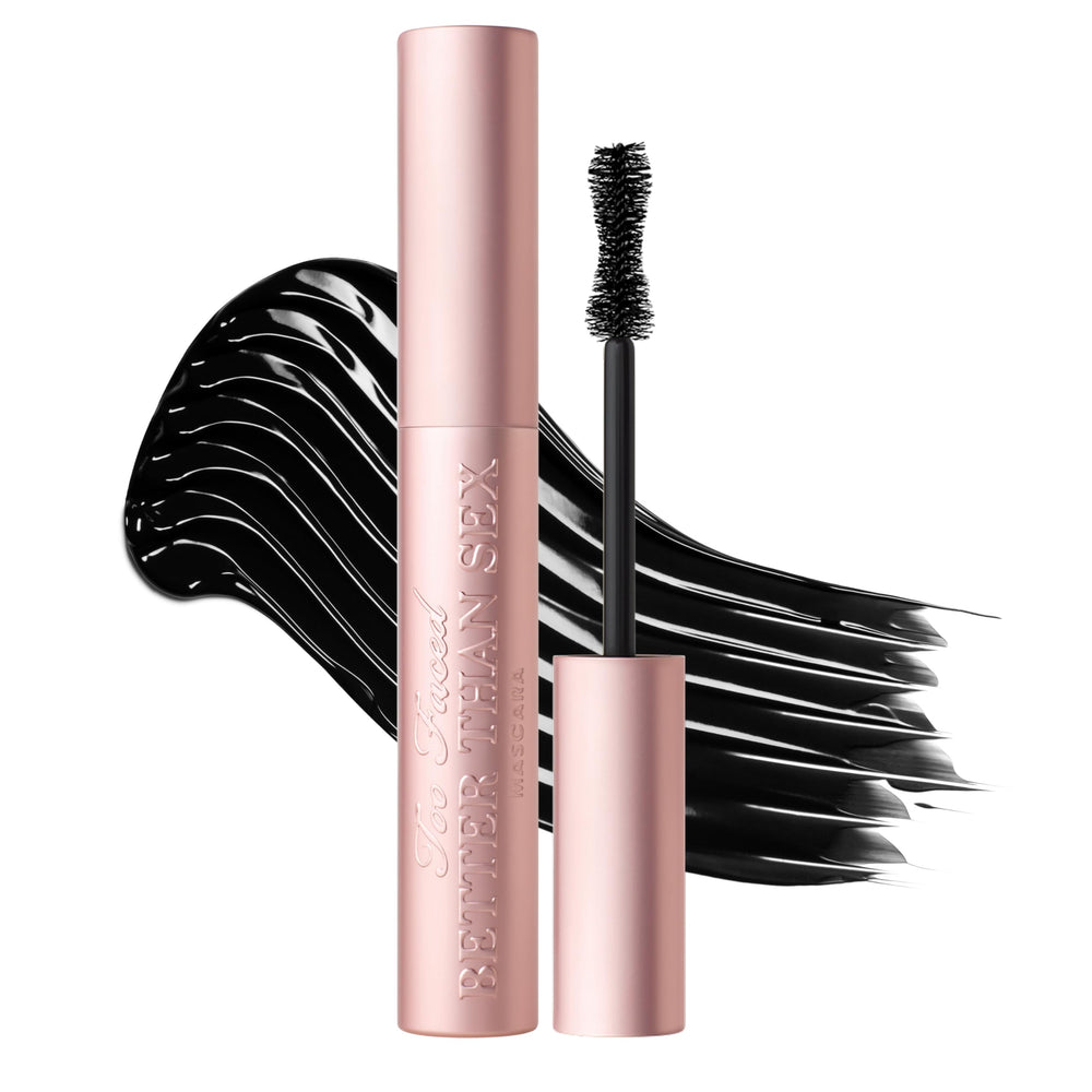 Too Faced Better Than Sex Mascara bottle with sleek packaging for premium vanity appeal