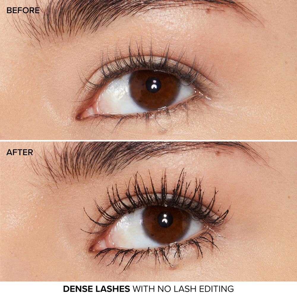 Porcelain flower extract and nourishing oils shown for lash conditioning
