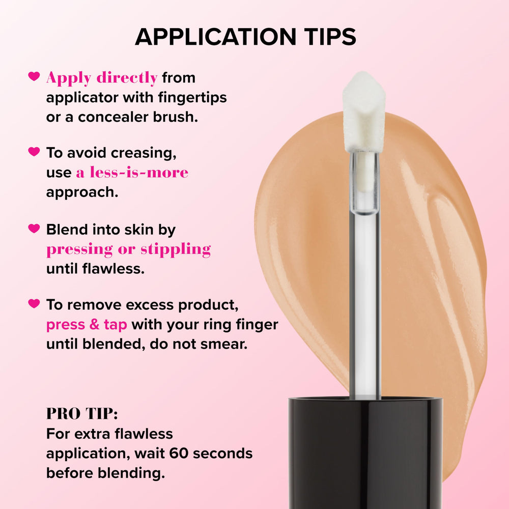 Too Faced Born This Way Concealer Almond non-comedogenic, oil-free wear.