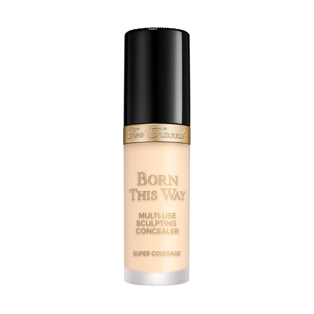 Too Faced Born This Way concealer bottle offers hydration for a natural finish.