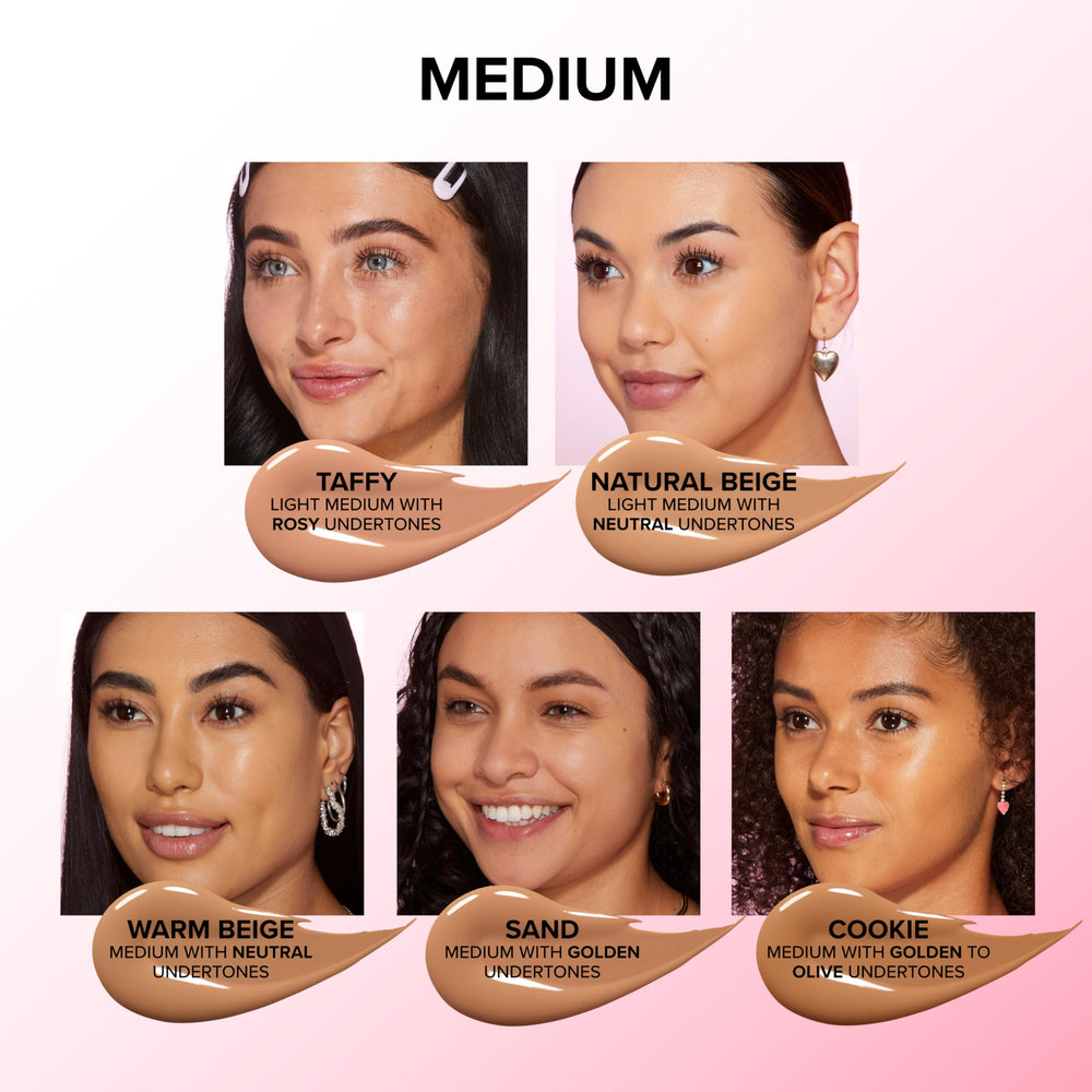 Too Faced Born This Way concealer under-eye application brightens skin