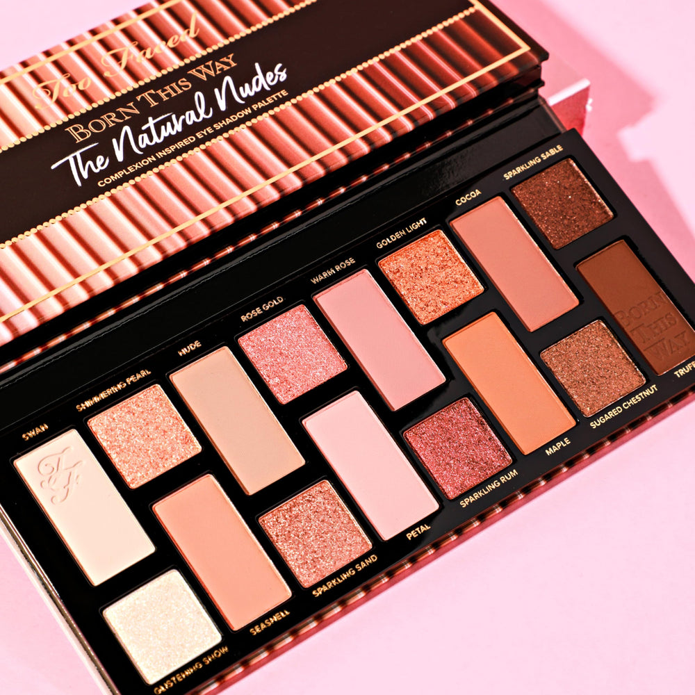 Metallic and shimmer shades from Too Faced Born This Way Natural Nudes palette