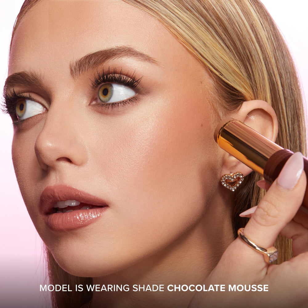 Too Faced Chocolate Soleil Melting Bronzing Stick creamy-to-powder texture for seamless wear