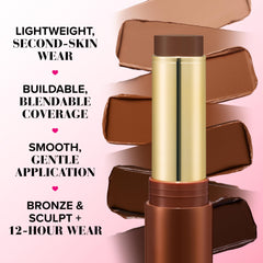 Too Faced Chocolate Soleil Melting Bronzing Stick nose-contour for subtle dimension