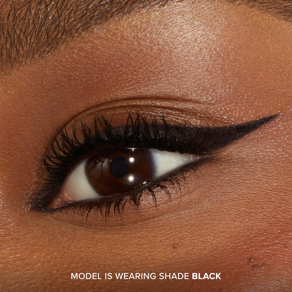 Too Faced Killer Liner sharpener-dual-blade close-up shows easy sharpening for precise lines.