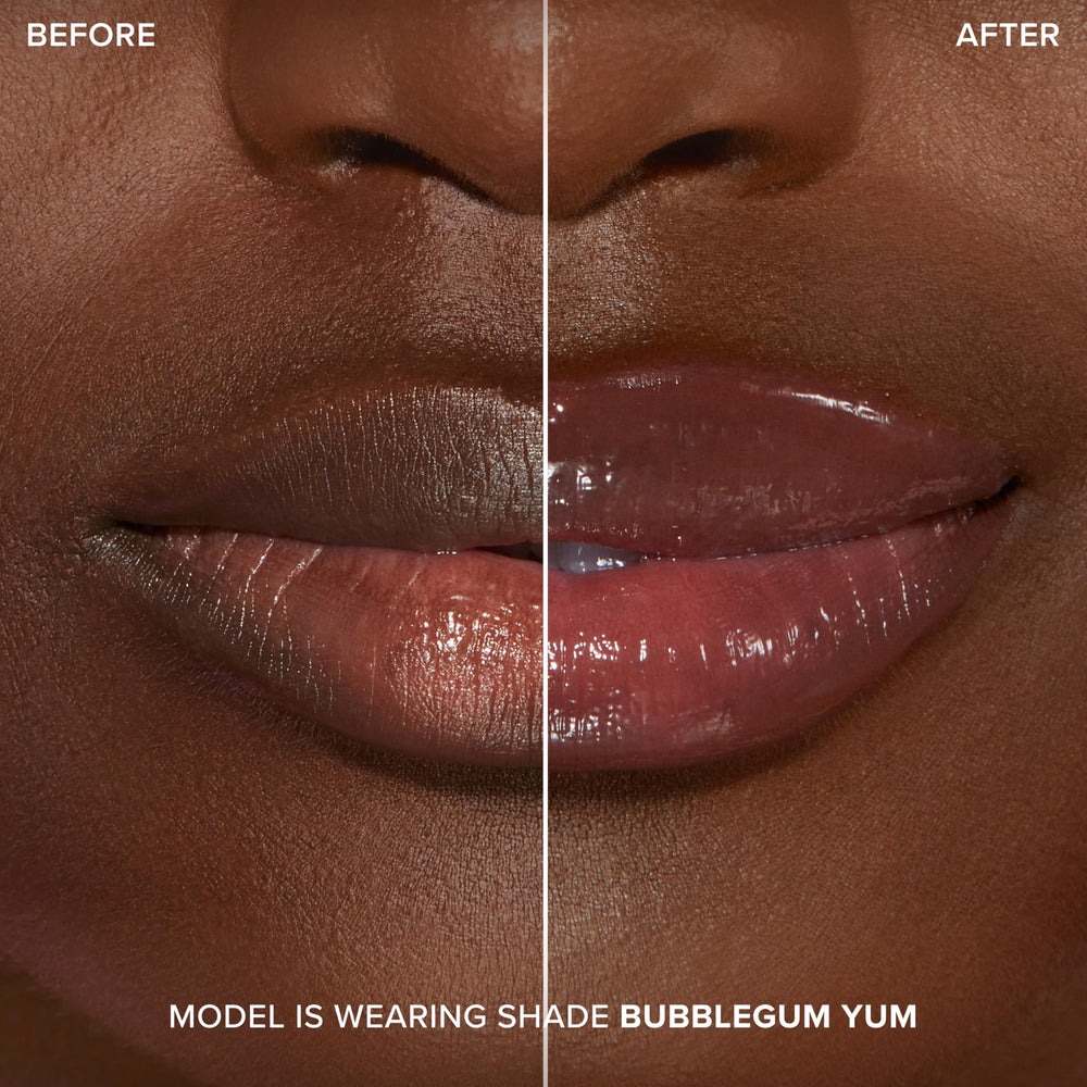 Too Faced Lip Injection Extreme Bubblegum Yum tube packaging detail.