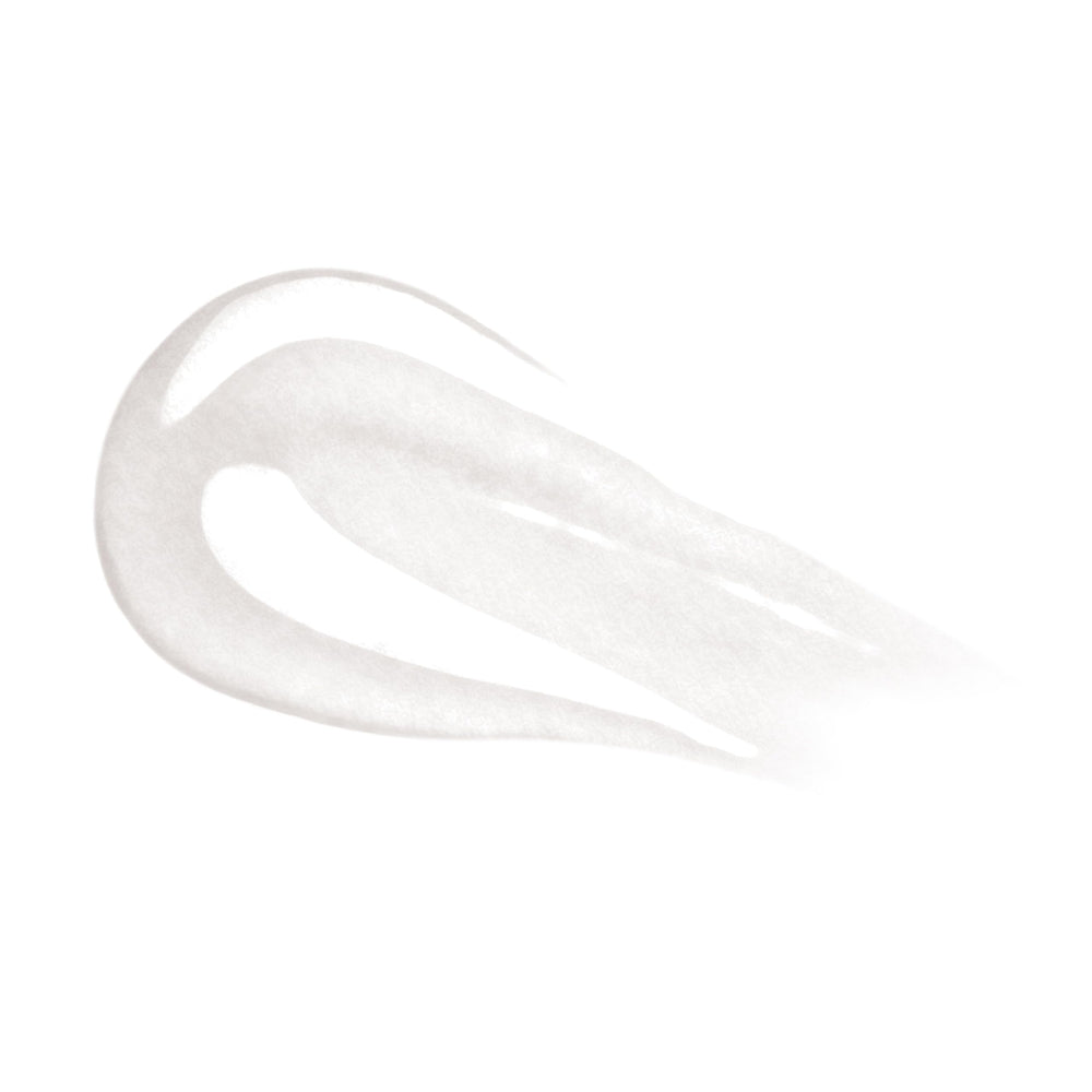 Close-up of glossy finish delivering hydrated lips with a plump look.
