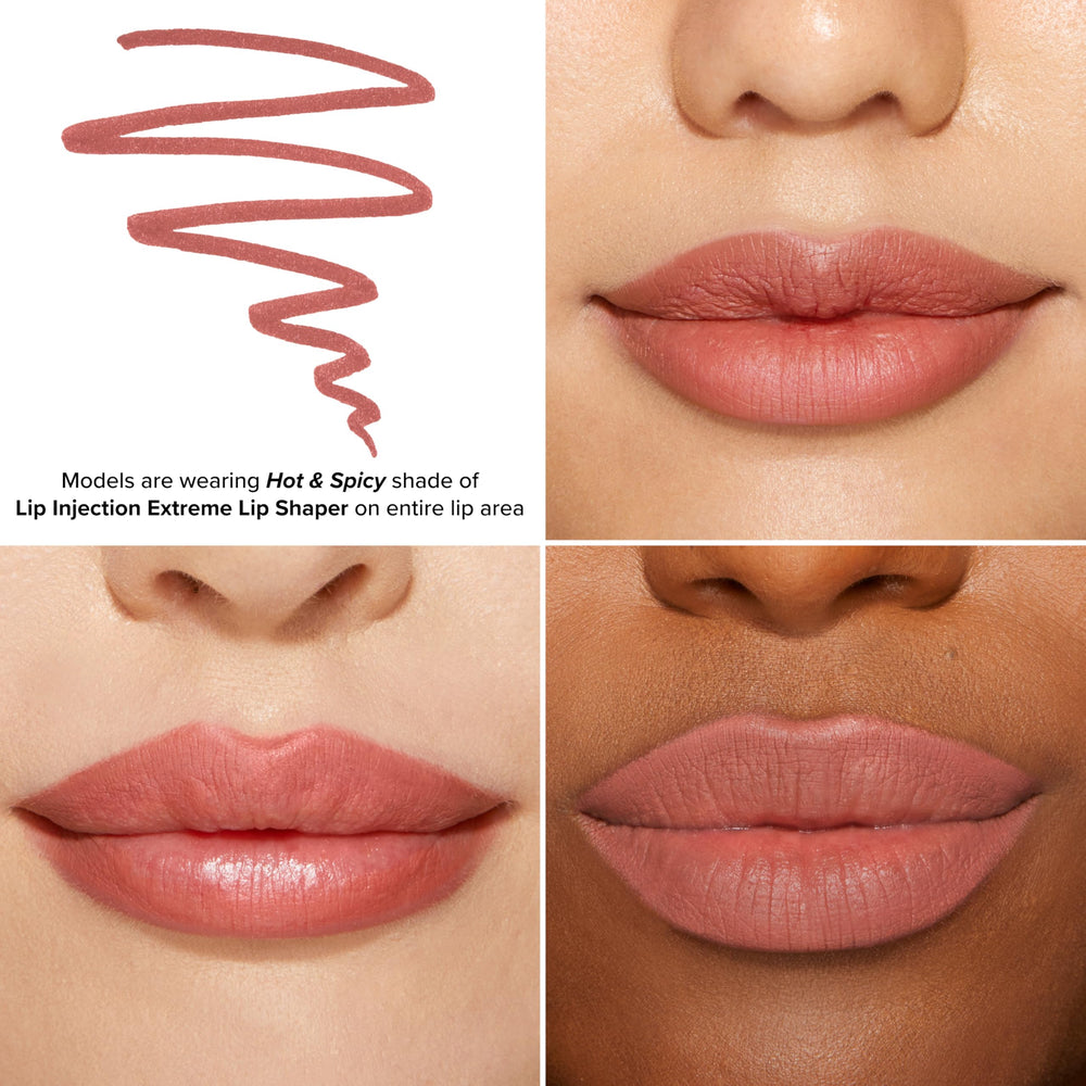 Too Faced Lip Injection Extreme swatch in Hot & Spicy for quick color preview