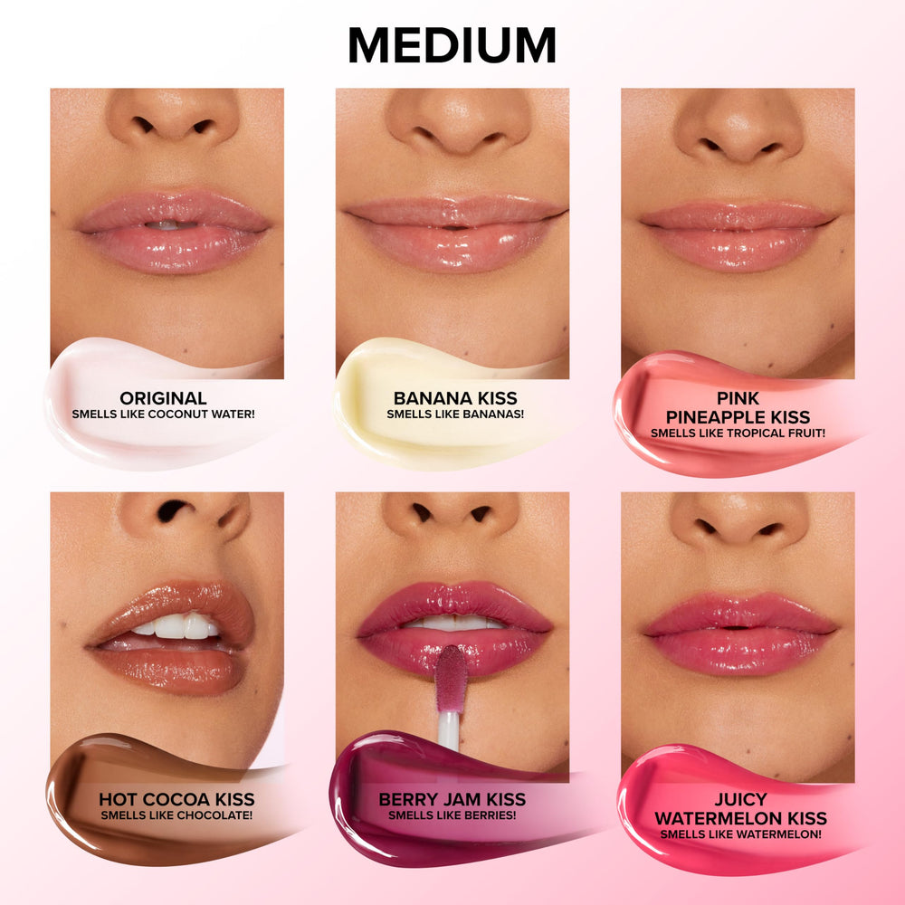 Too Faced Pillow Balm subtle, healthy-looking sheen on lips.