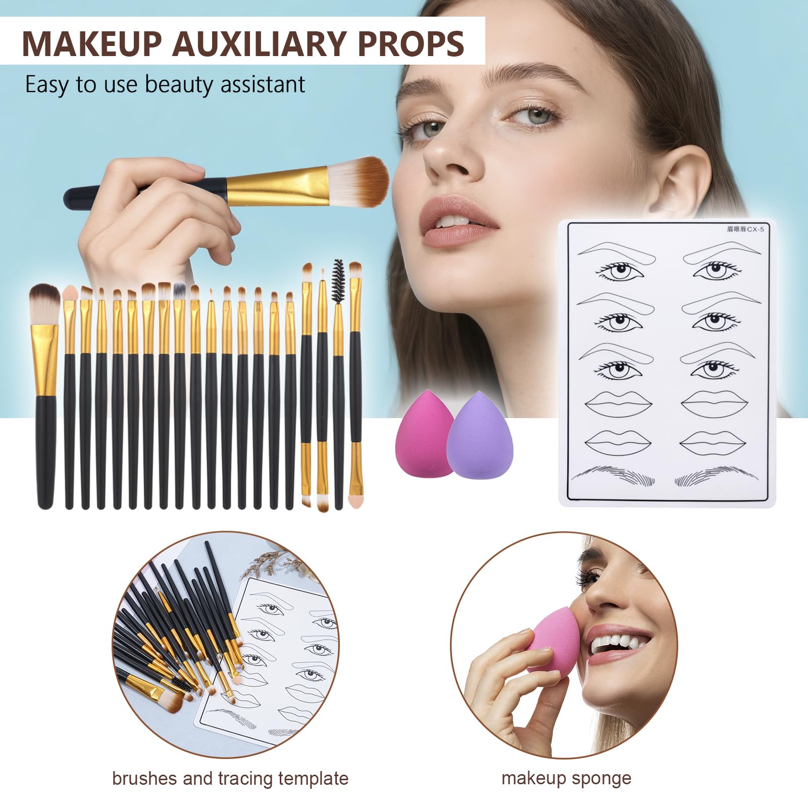 TooAemiS makeup set eyebrow pencil for defined brows