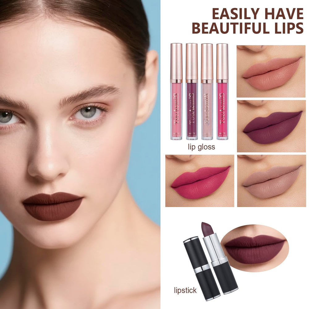 TooAemiS makeup set winged eyeliner stamp for clean lines