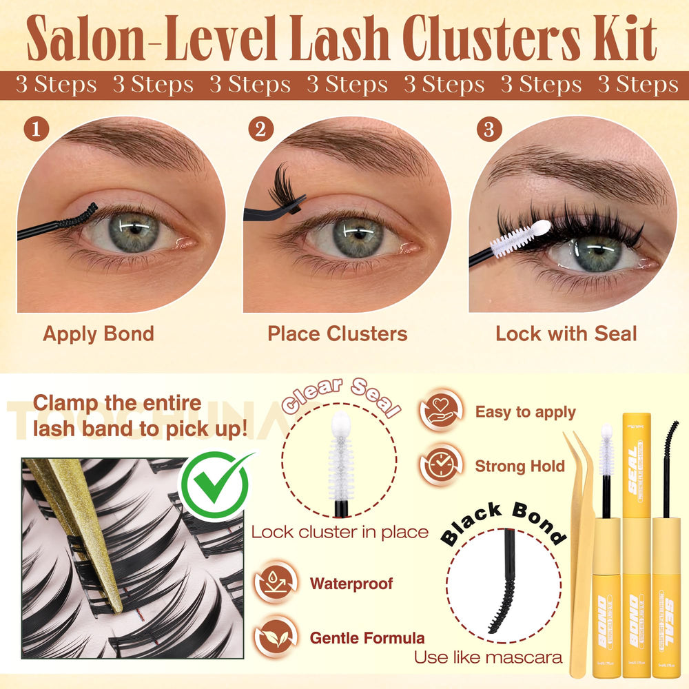 TOOCHUNAG 12-20mm lashes for versatile styling options