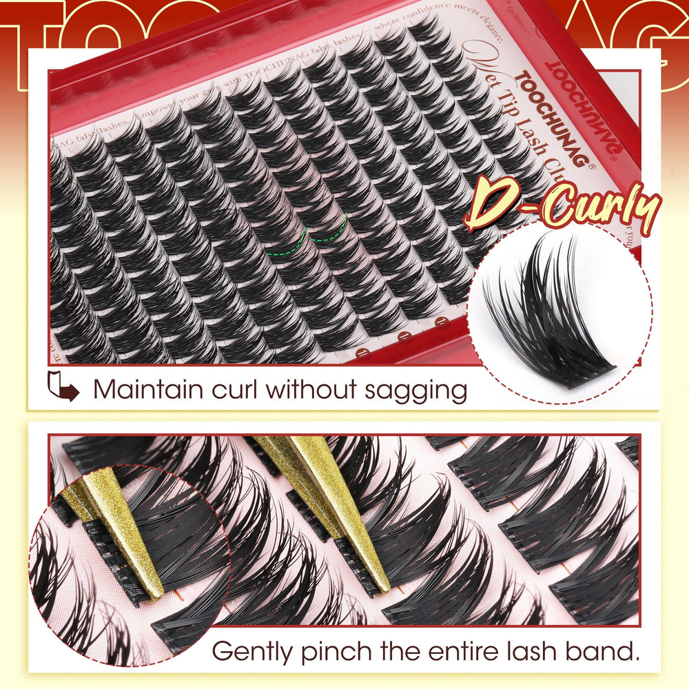 TOOCHUNAG all-in-one kit supports quick-start eyelash styling