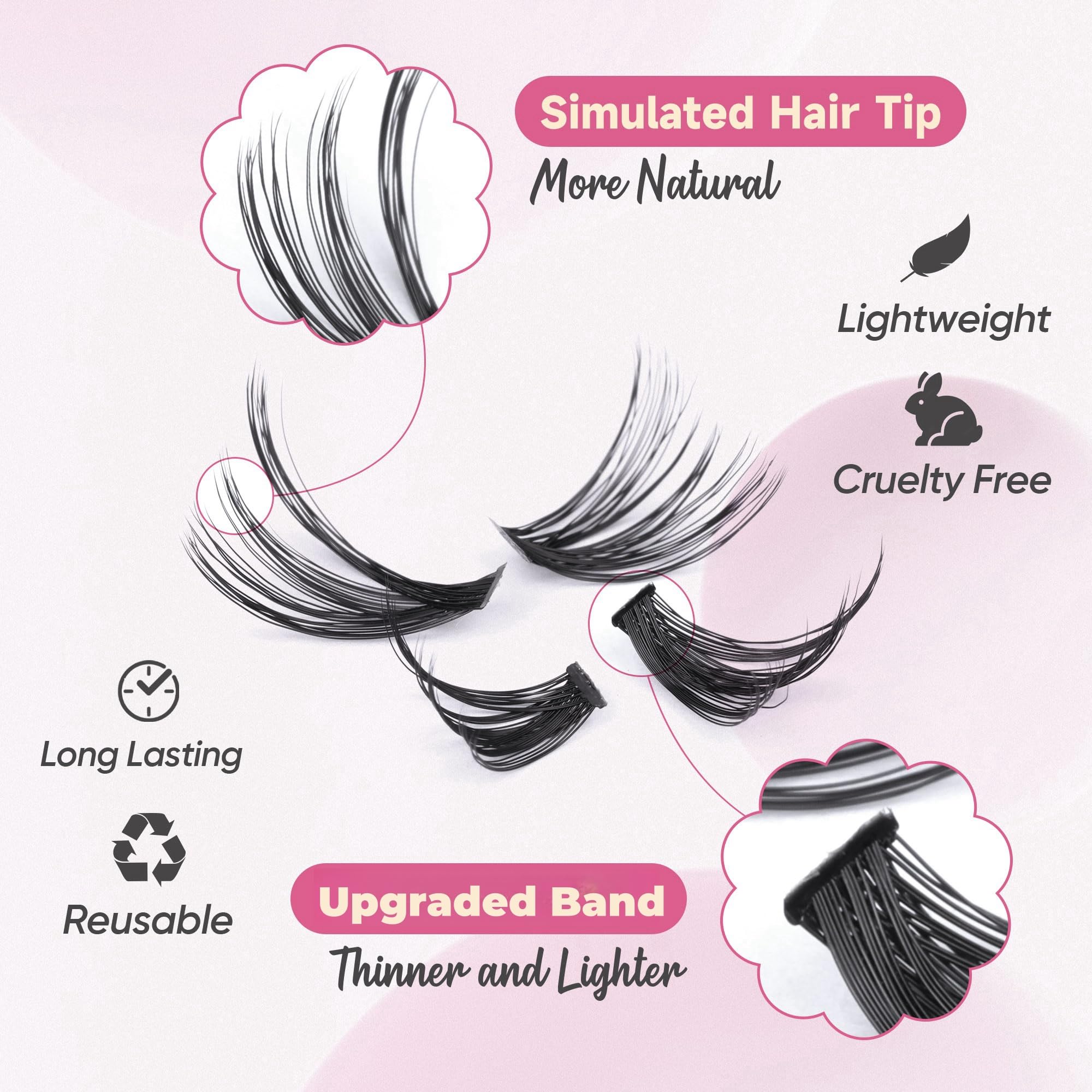 TOOCHUNAG at home application for quick lash upgrades