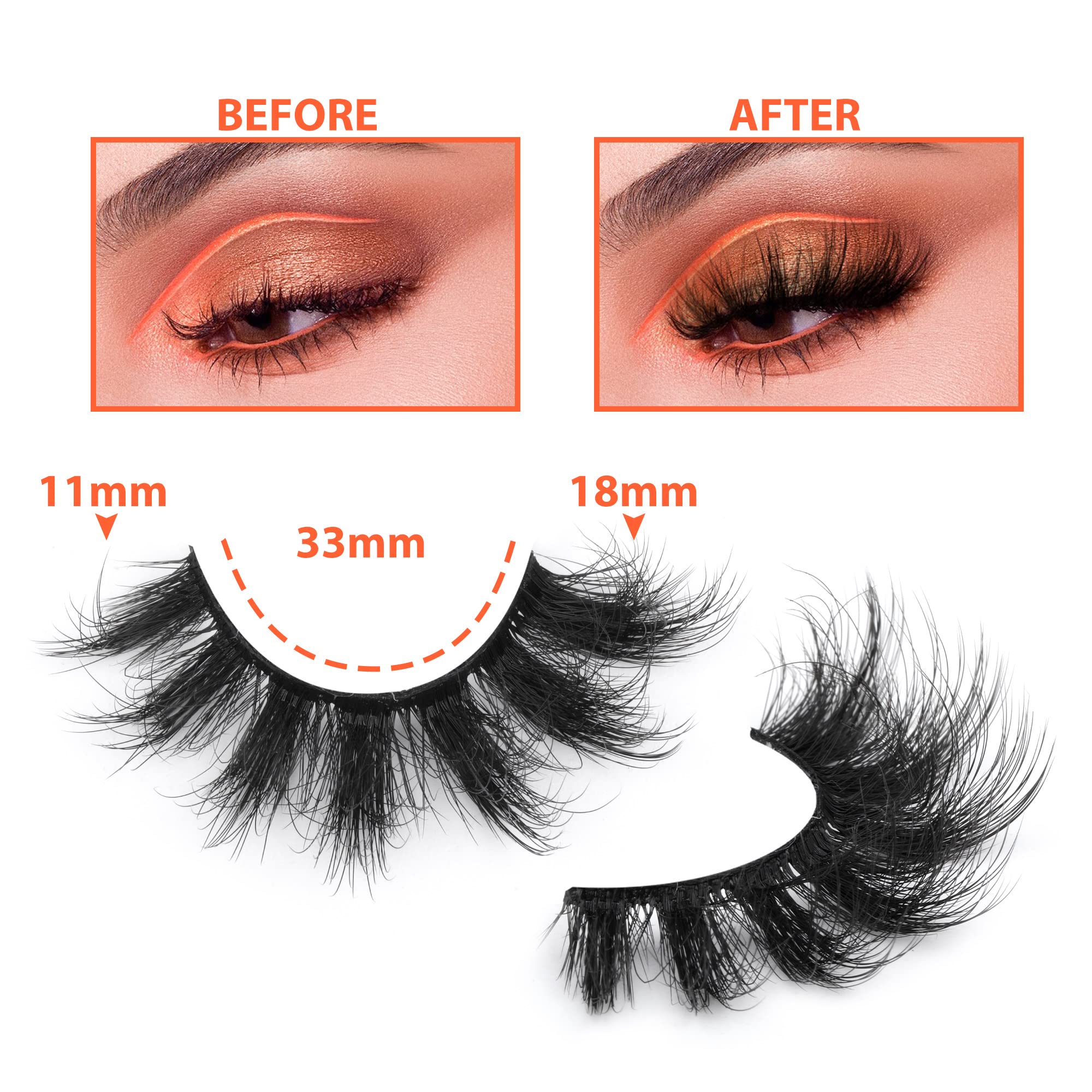 TOOCHUNAG crisscross 3D lashes showing layered texture for natural extension effect