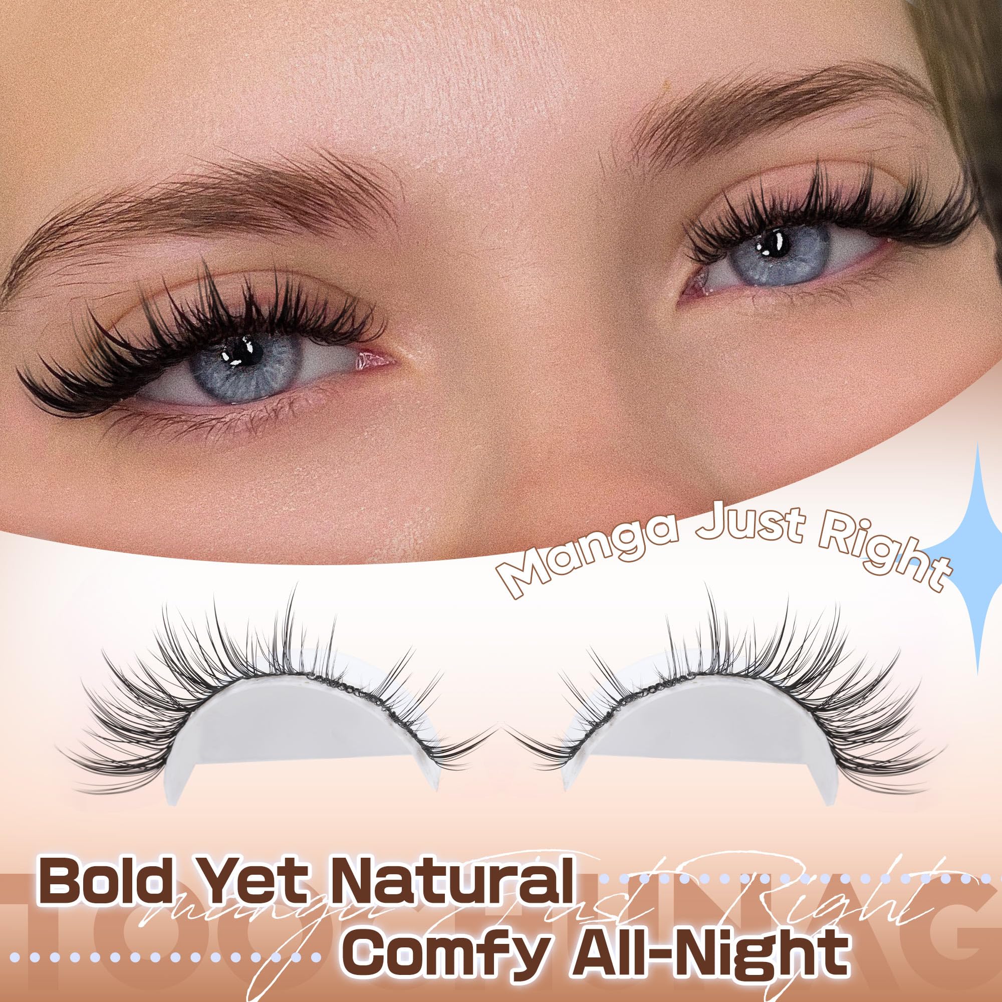 TOOCHUNAG daily C-Curl lashes 10-11-12-14mm for a soft lifted look