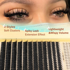 TOOCHUNAG dense lashes 270pcs deliver salon-like volume and density.
