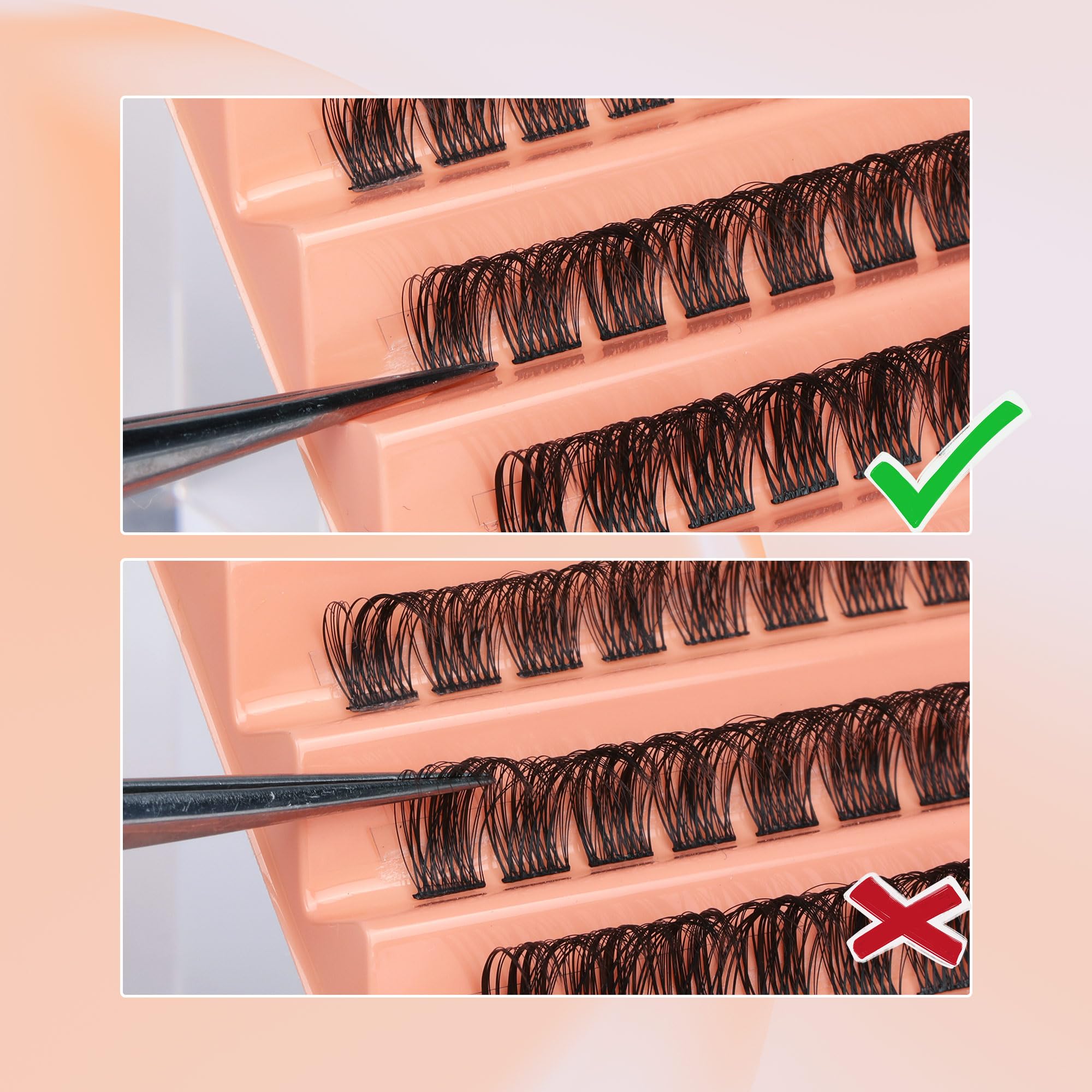 TOOCHUNAG DIY lash clusters enable quick layered looks at home.