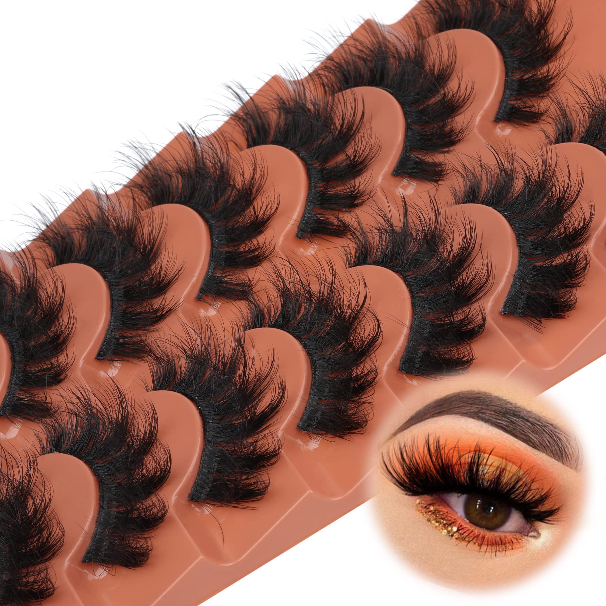 TOOCHUNAG durable faux mink lashes with cotton band for reuse after gentle removal