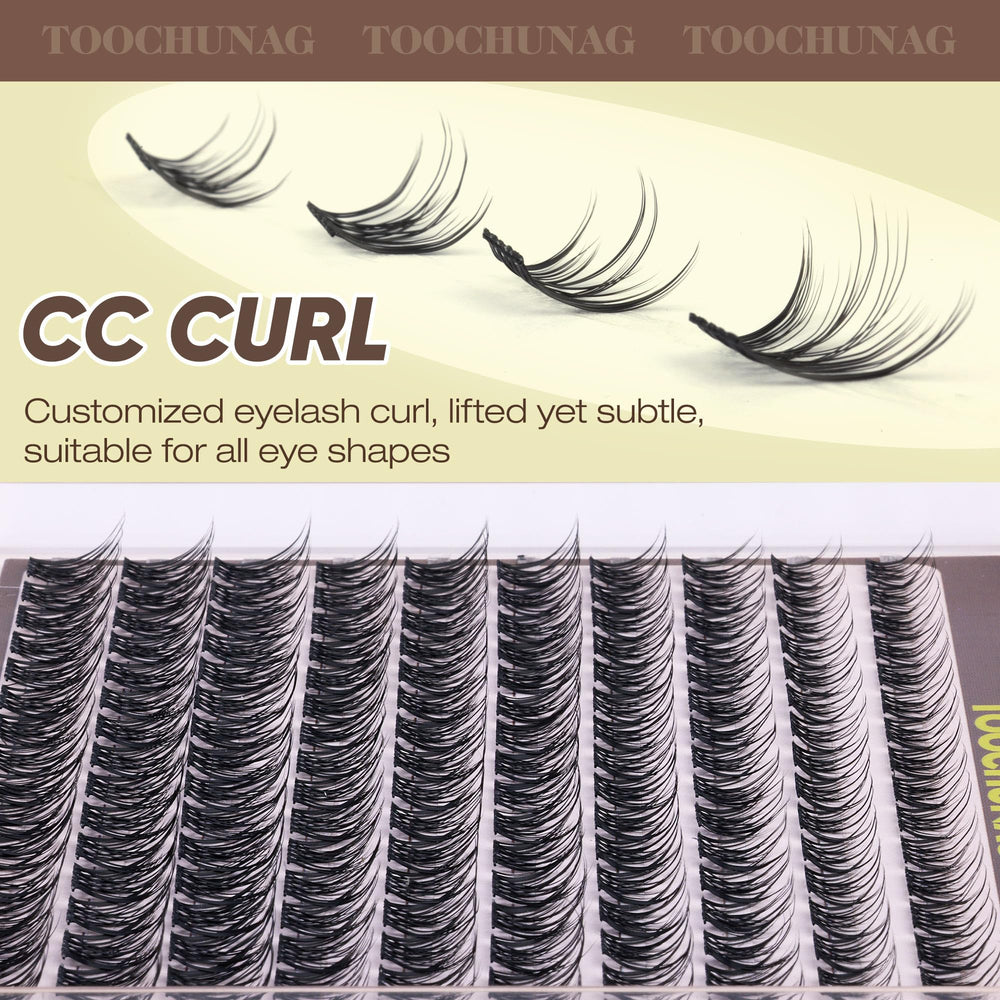 TOOCHUNAG Fairy Lash Clusters reusable 160pcs offer value and sustainable styling options.