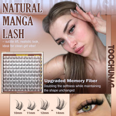TOOCHUNAG feather-light band 0.05mm lashes for all-day comfort