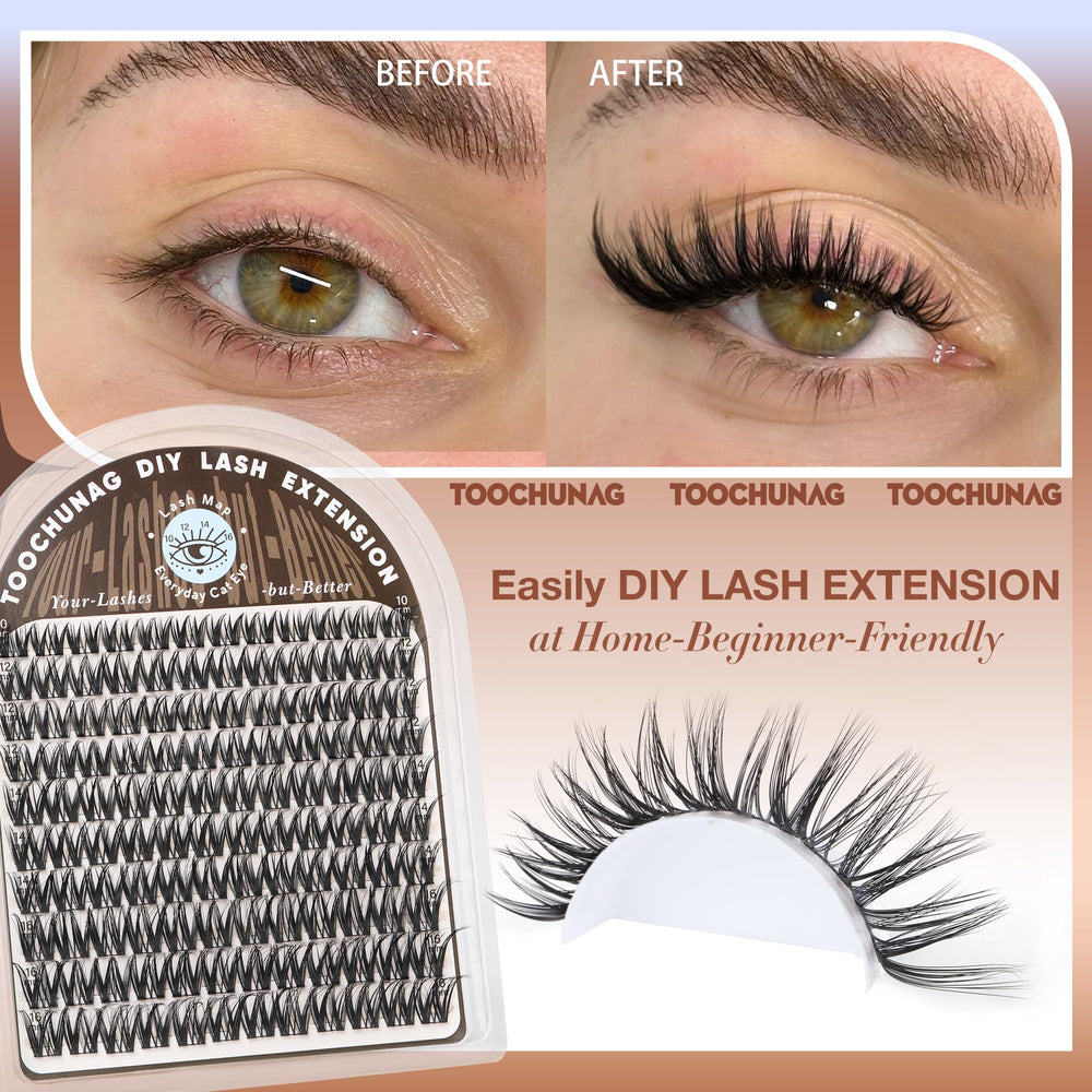 TOOCHUNAG Flora 3D volume clusters with four lengths for customization.