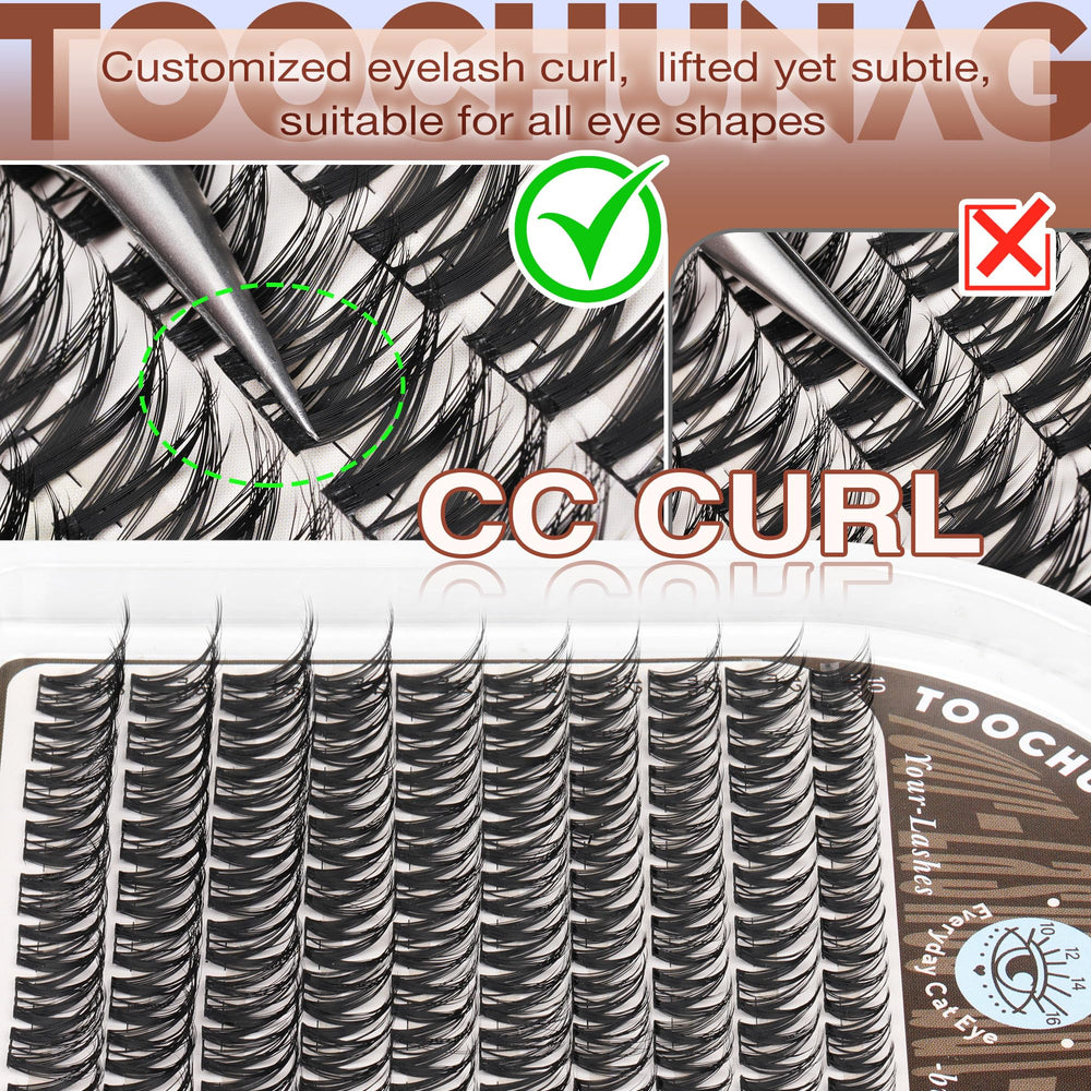 TOOCHUNAG Flora natural look assembly for quick at-home lashes.