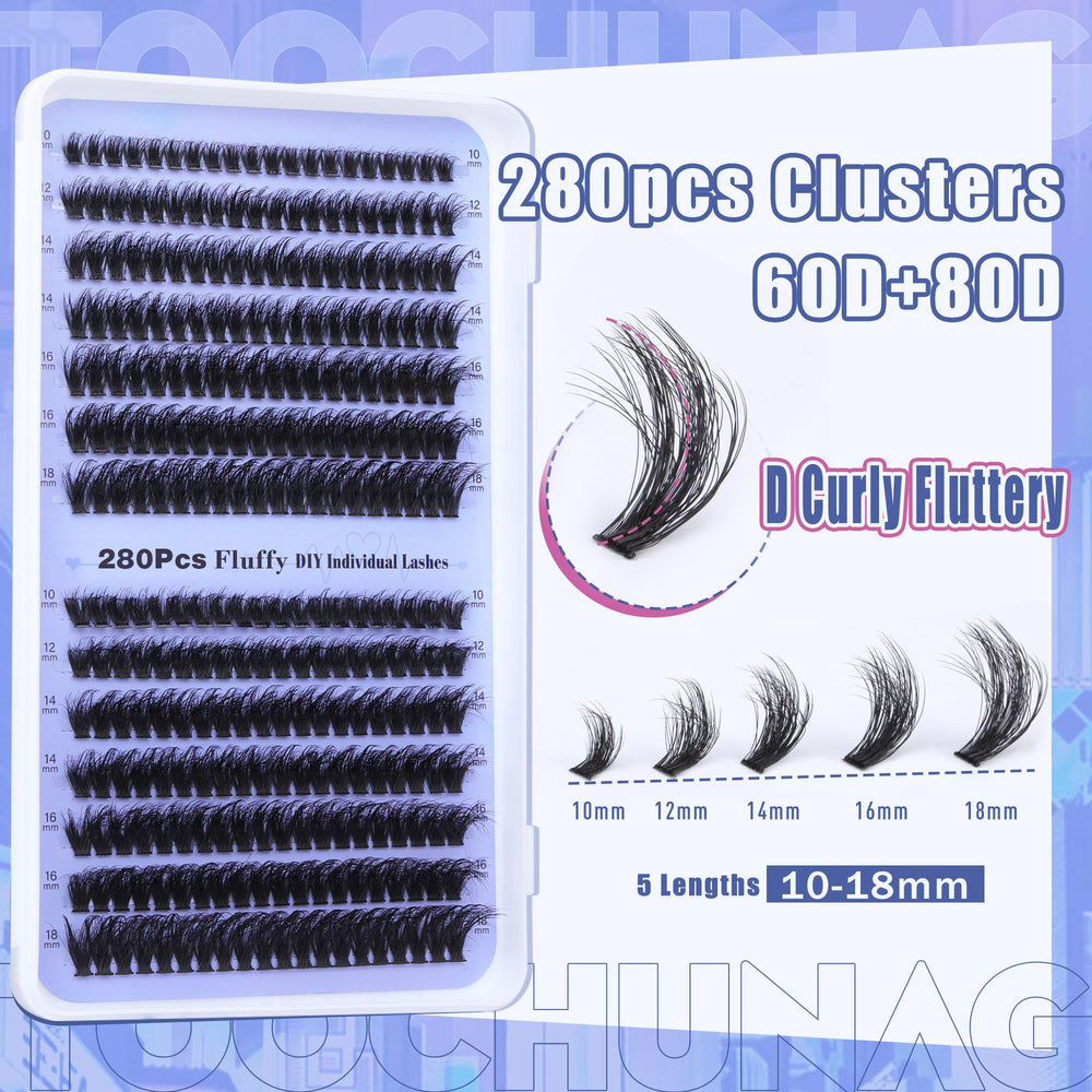 TOOCHUNAG five-length option (10-18mm) for customizable fullness