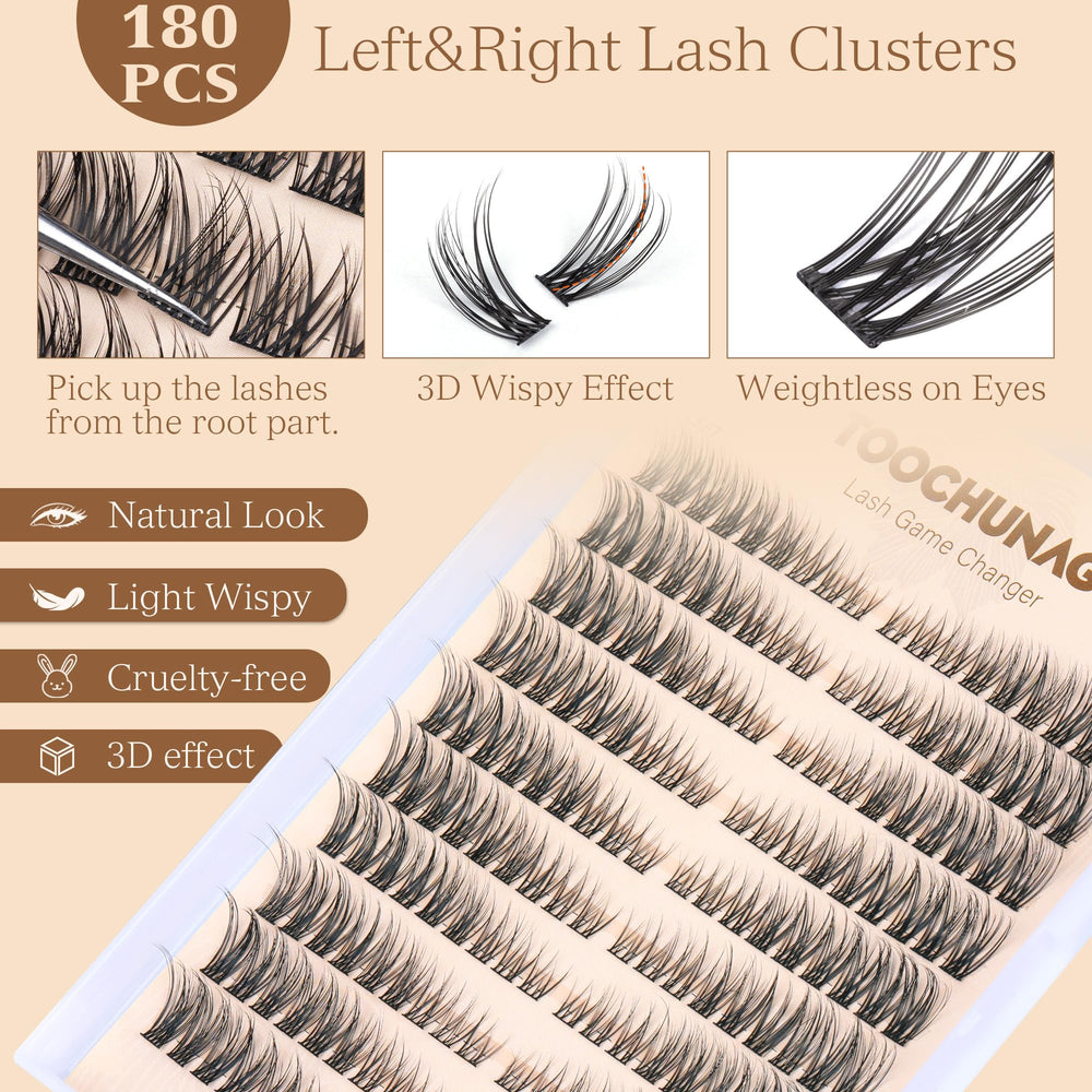 TOOCHUNAG glasses-friendly clusters maintain comfort for all-day wear