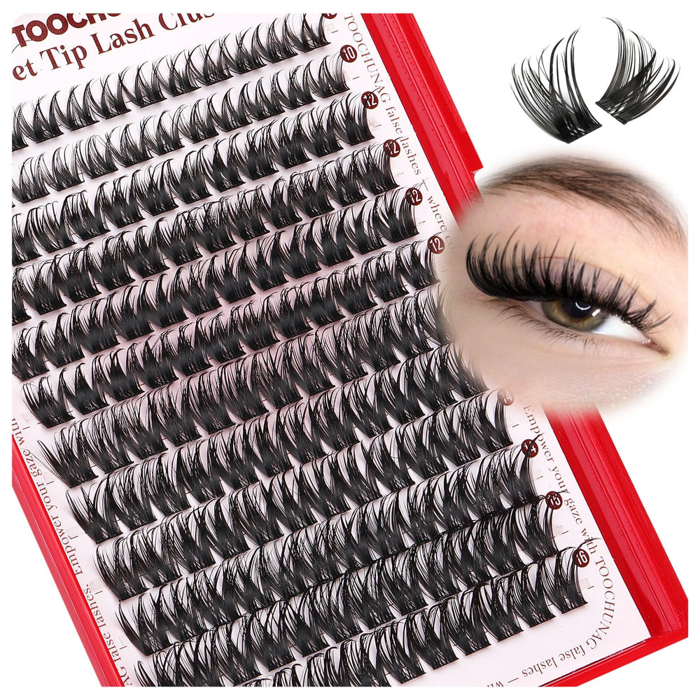 TOOCHUNAG home DIY lash extension clusters for salon-like results at home