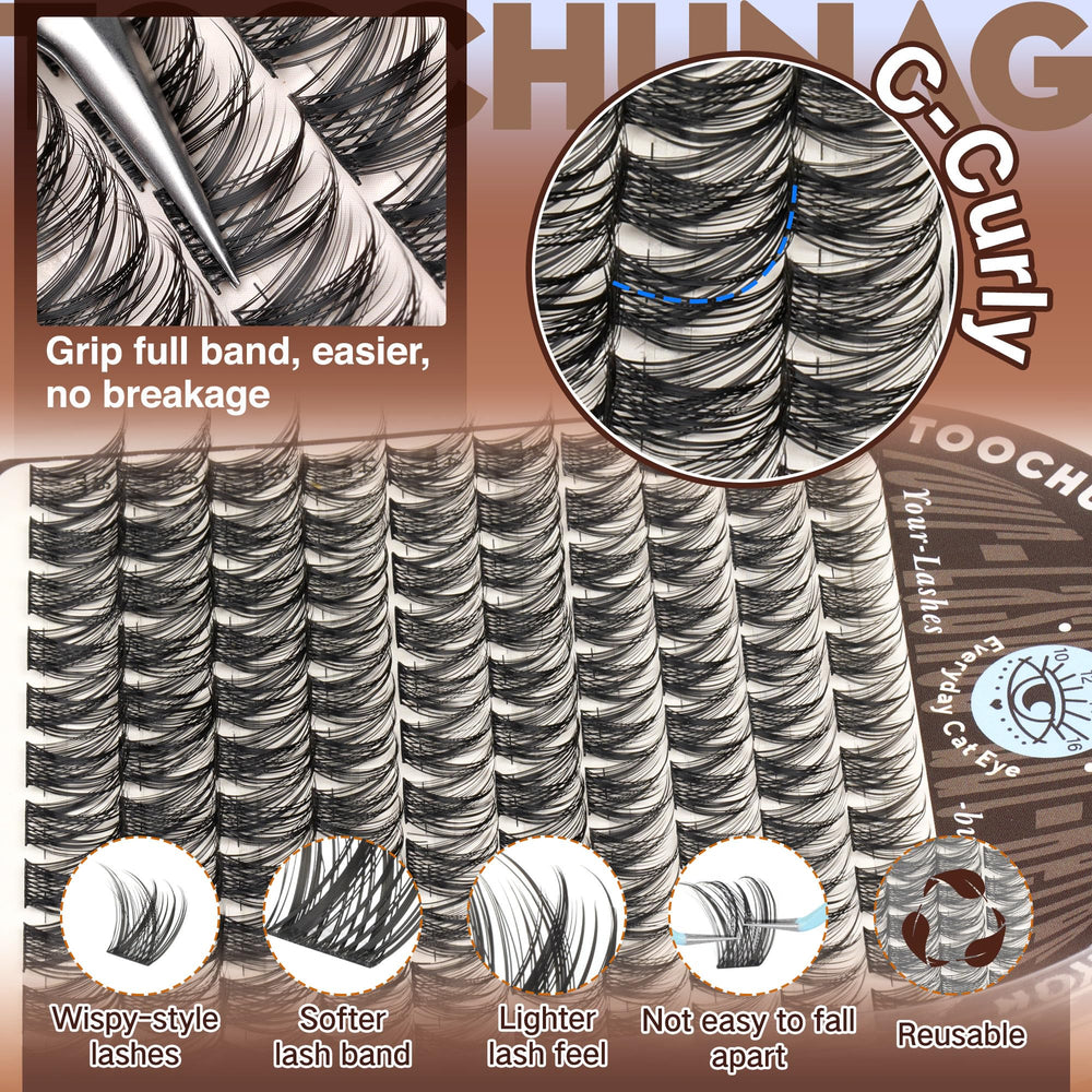 TOOCHUNAG lash bond soft adhesive aids easy, precise bonding.