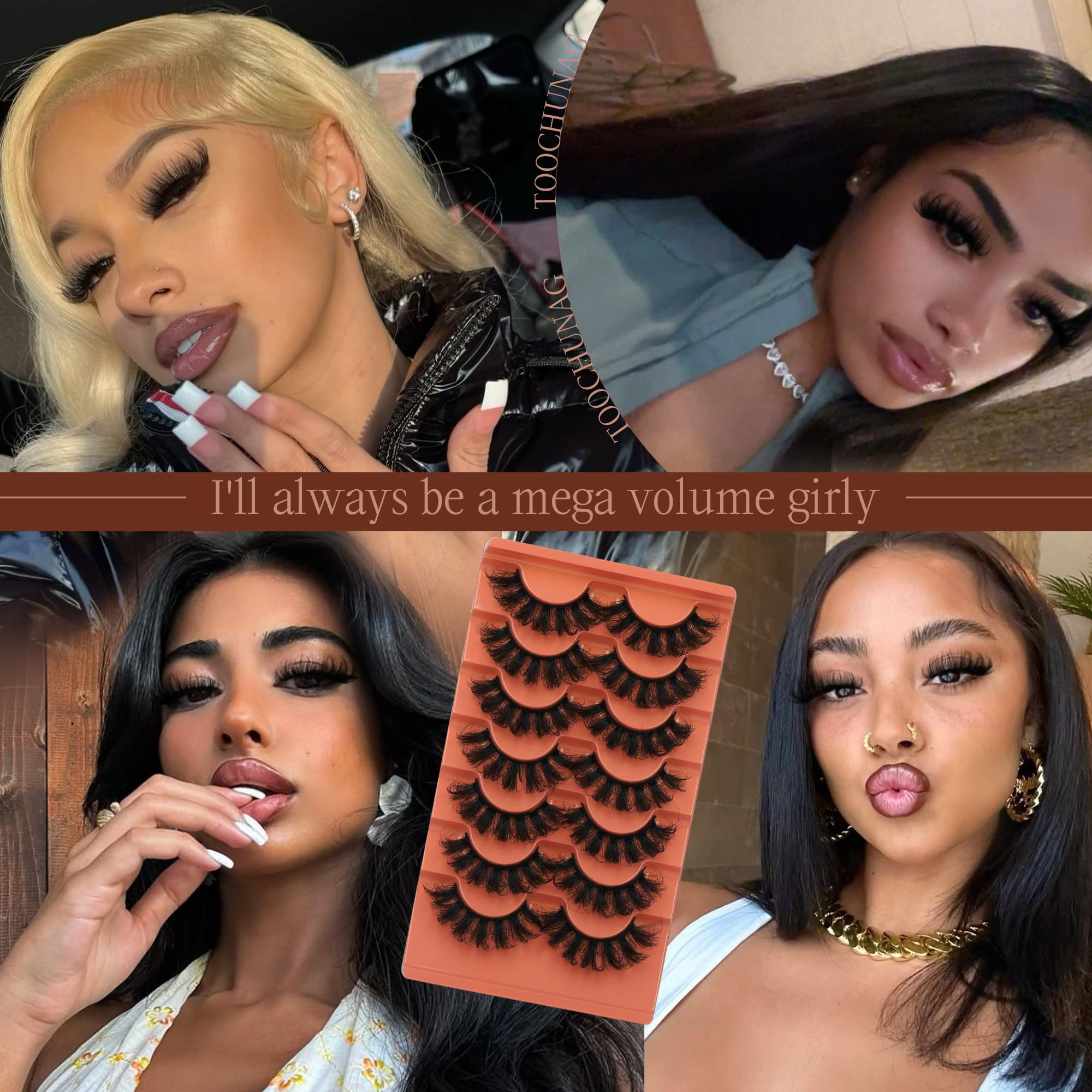 TOOCHUNAG lashes reusable up to 10 times with proper care