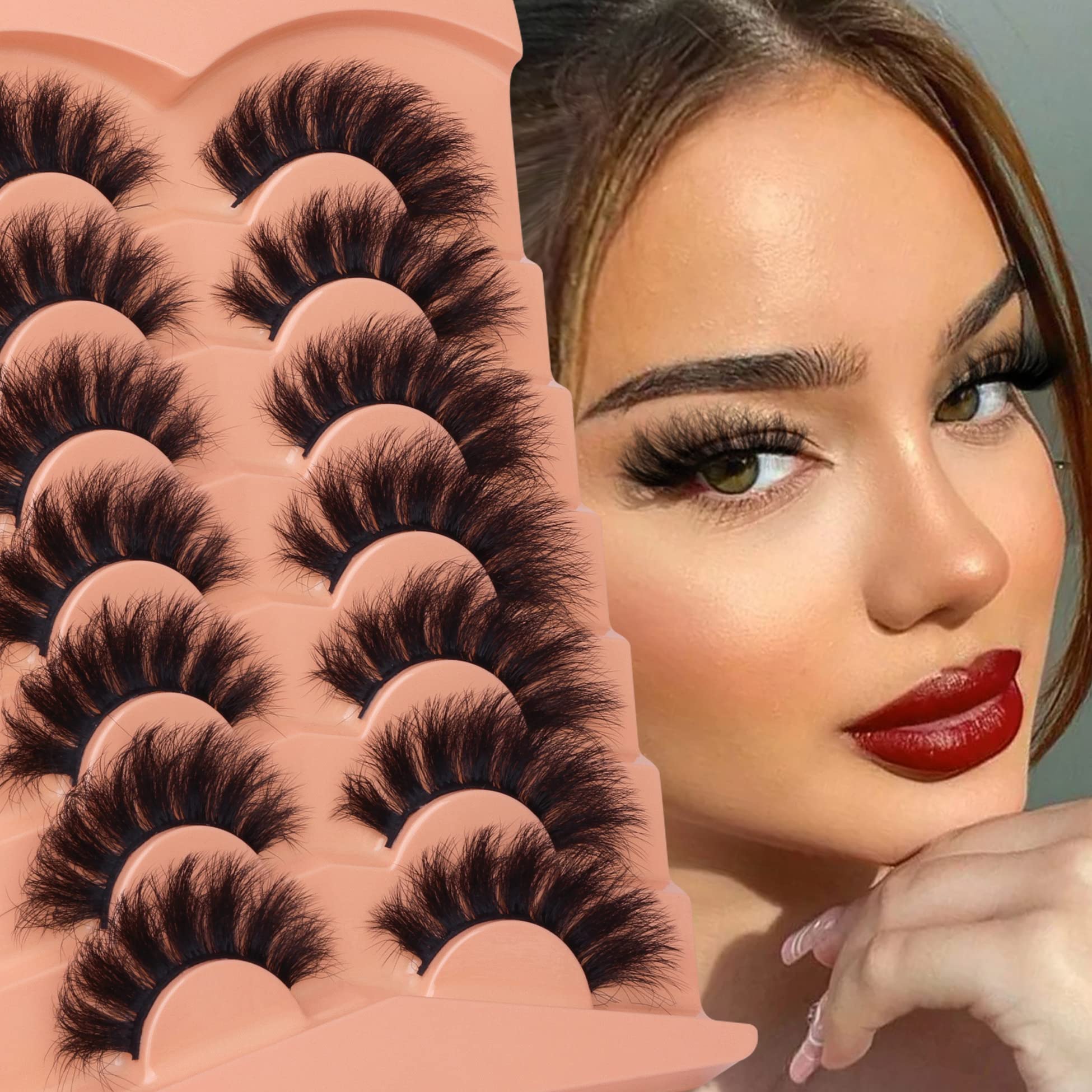 TOOCHUNAG premium faux mink lashes 18mm deliver luxe texture and lasting wear.
